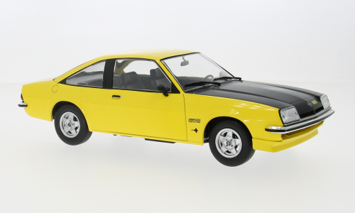 MCG 1:18 Scale Diecast Model Car - Opel Manta B GT/E in Yellow - MCG18236