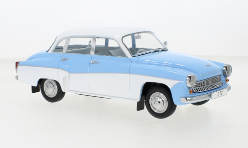 MCG 1:18 Diecast  - 1965 Wartburg 312, Blue/White - MCG18300