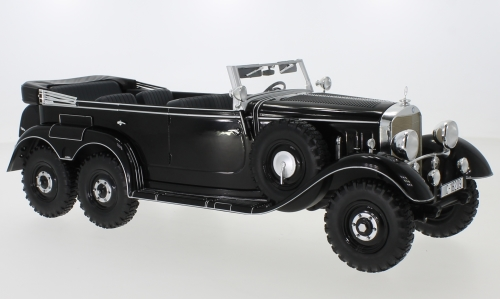 MCG 1:18 Scale Diecast - 1938 Mercedes G4 (W31), Black - MCG18209
