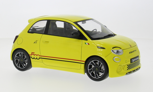 MCG 1:18 Diecast  - 2024 Fiat 500e Abarth, Yellow - MCG18498