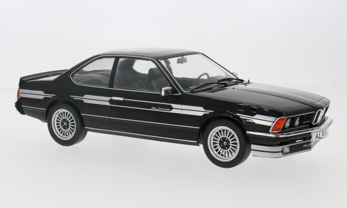 MCG 1:18 Scale Diecast Model Car - 1980 BMW Alpina B7 Turbo (E24), Black - MCG18235