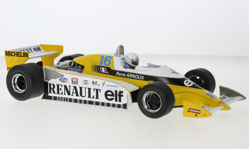 MCG 1:18 Scale Diecast Model Car - Renault RS10, Formula 1 GP Great Britain, 1979, Équipe Renault Elf - MCG18617F