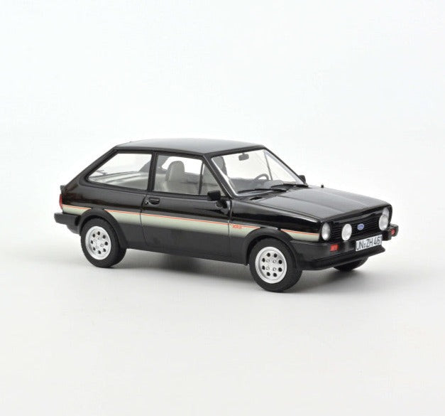 NoRev 1:18 Scale Diecast Model Car, 1981 Ford Fiesta Mk 1 XR2 in Black