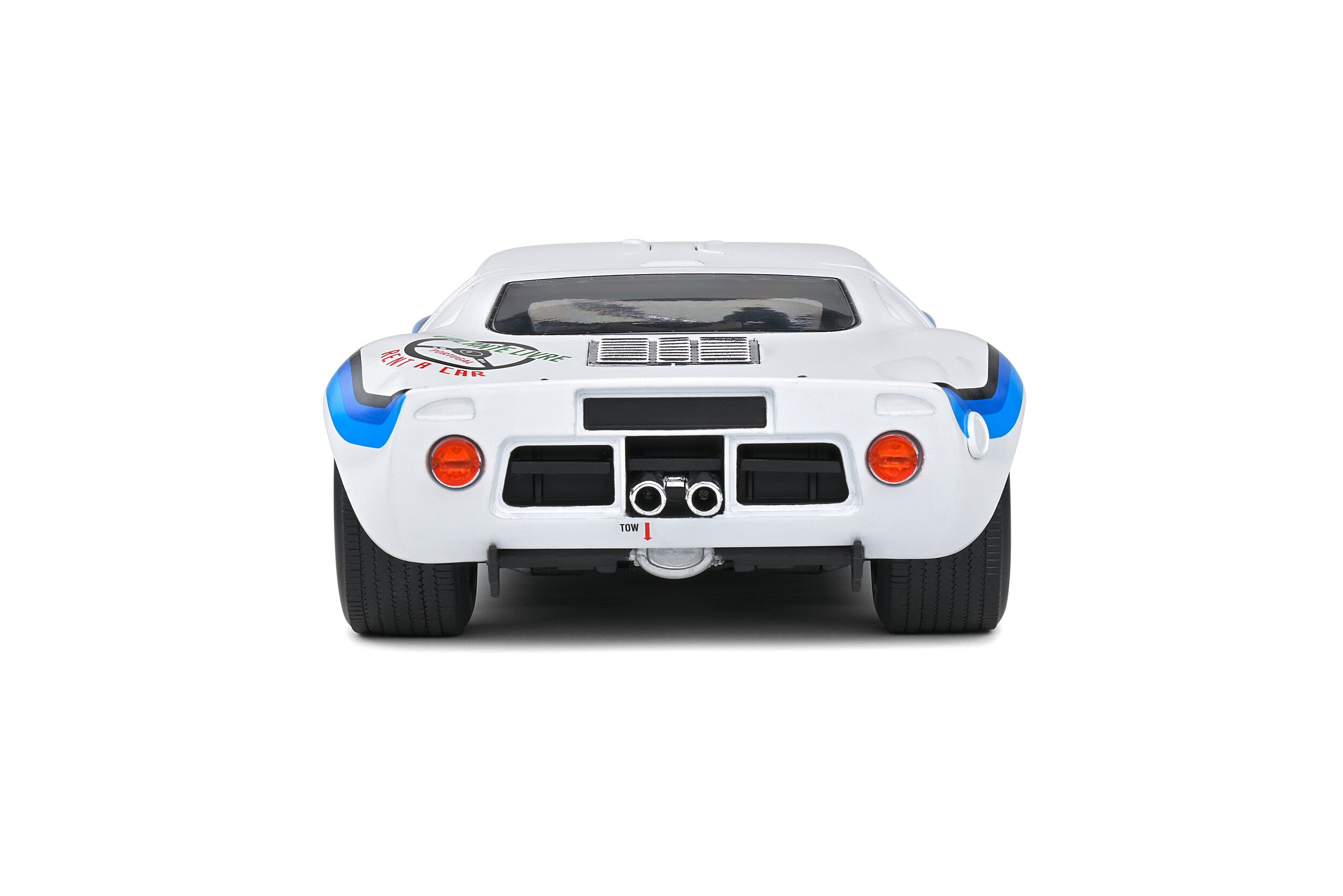 SOLIDO 1:18 Scale Diecast Model Car - 1973 Ford GT40 Mk1 - Agola Championship