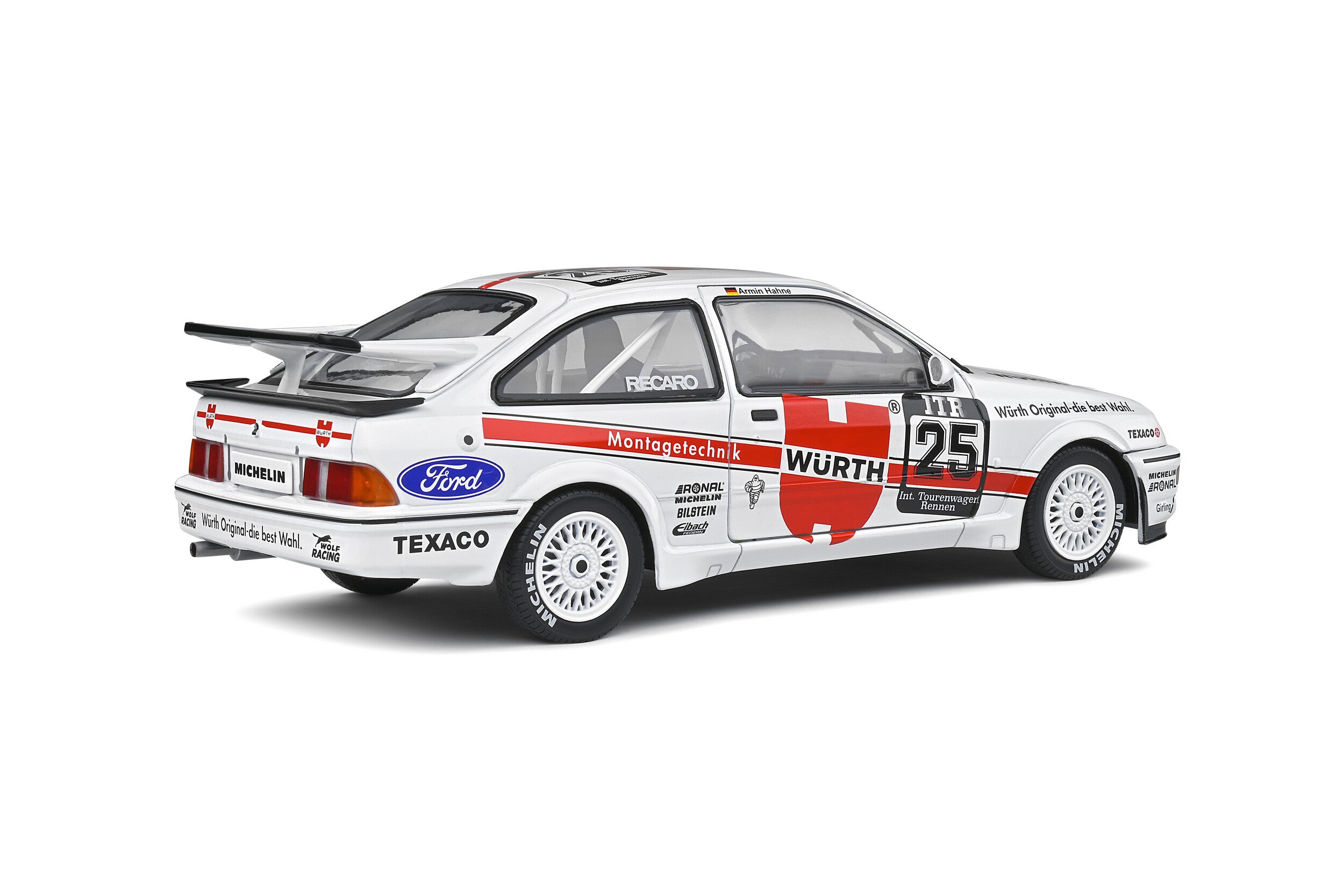 SOLIDO 1:18 Scale Diecast Model Car, Ford Sierra Cosworth RS500 Deutsche Wurth