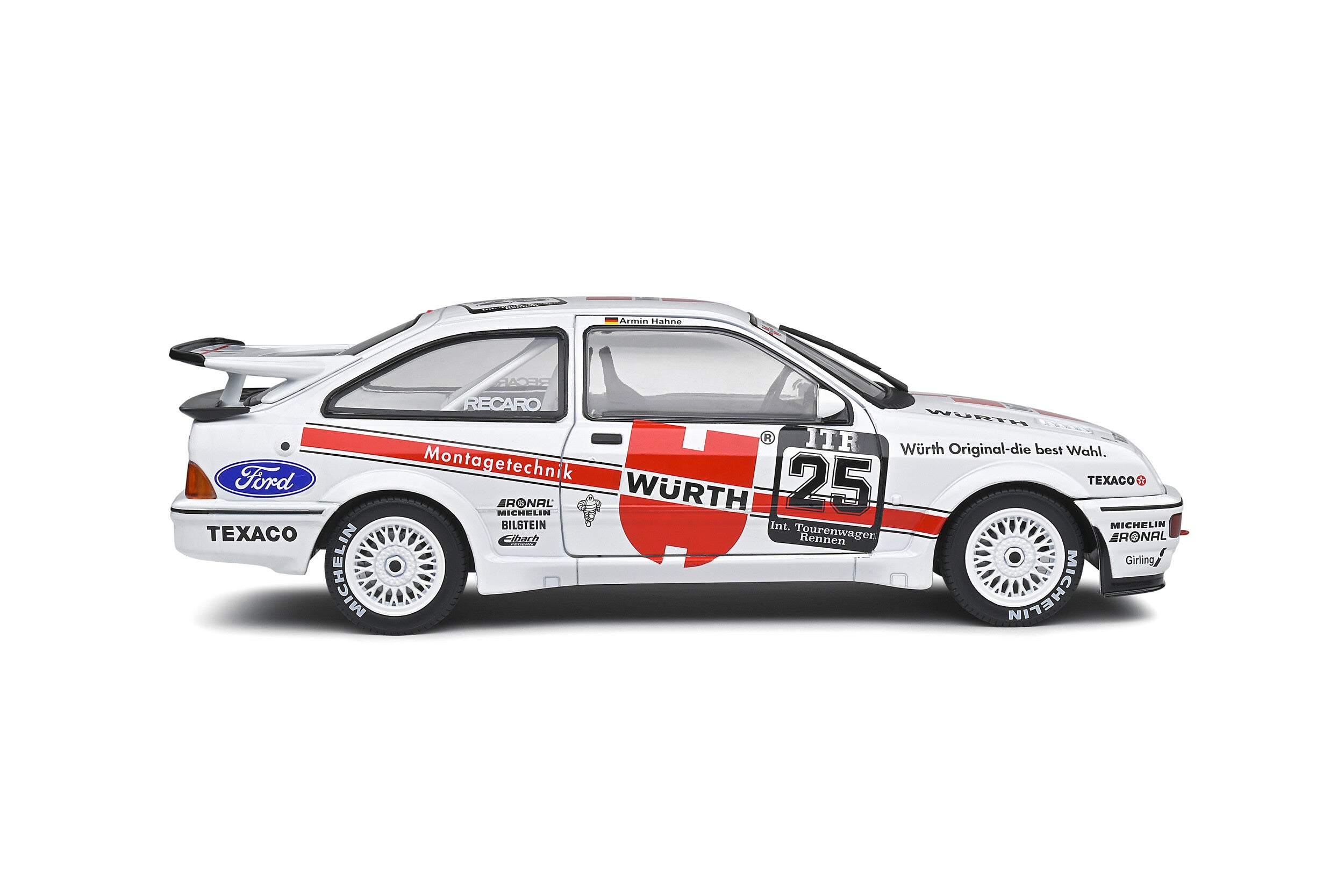 SOLIDO 1:18 Scale Diecast Model Car, Ford Sierra Cosworth RS500 Deutsche Wurth