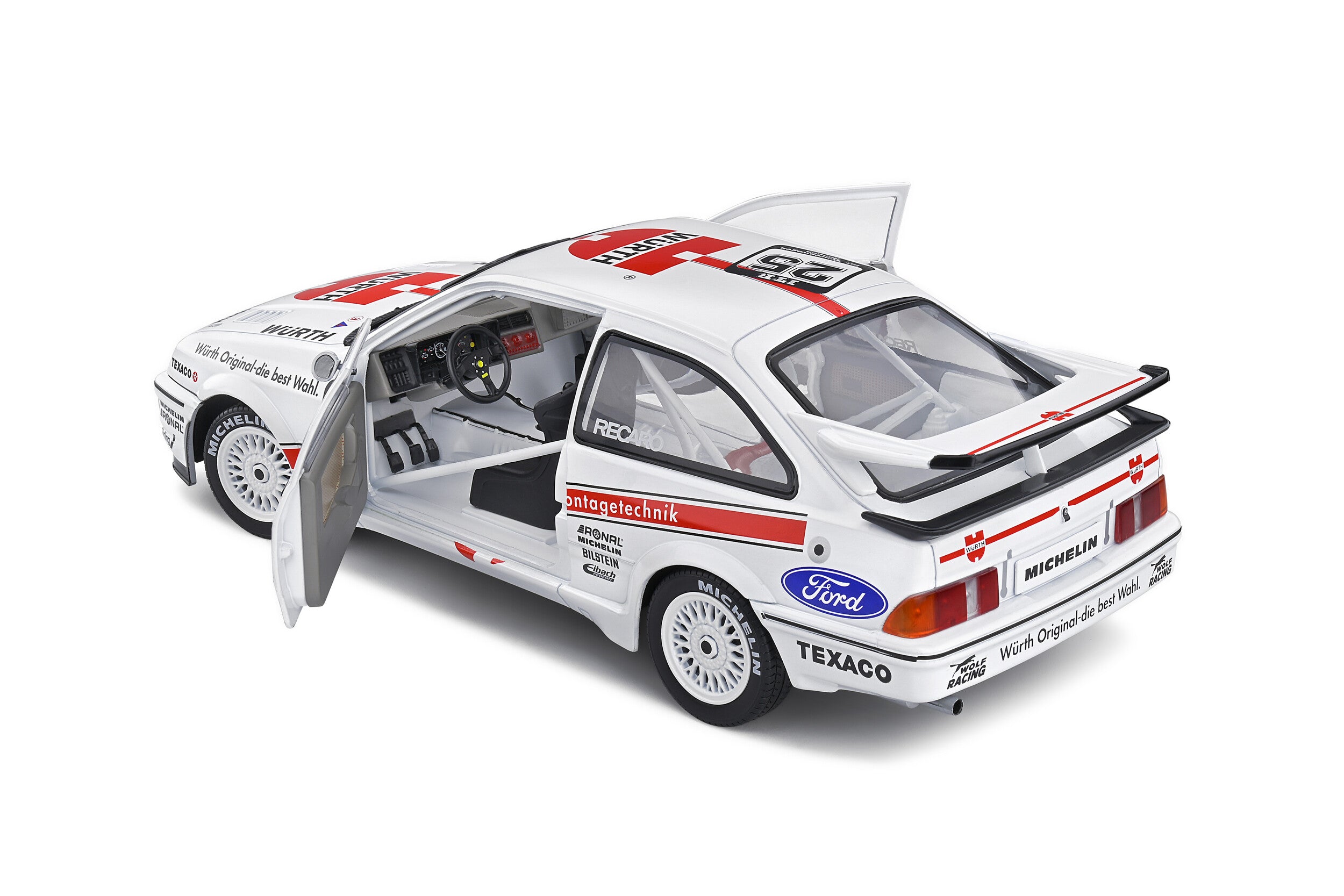 SOLIDO 1:18 Scale Diecast Model Car, Ford Sierra Cosworth RS500 Deutsche Wurth