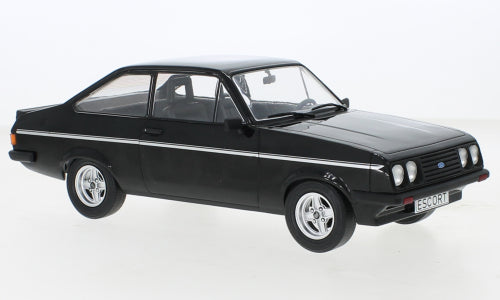 MCG 1:18 Scale Diecast Model Car -  Ford Escort Mk2 RS2000 in Black