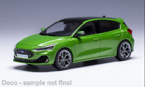 IXO 1:43 Diecast Model Car - 2022 FORD Focus ST - Metallic Green