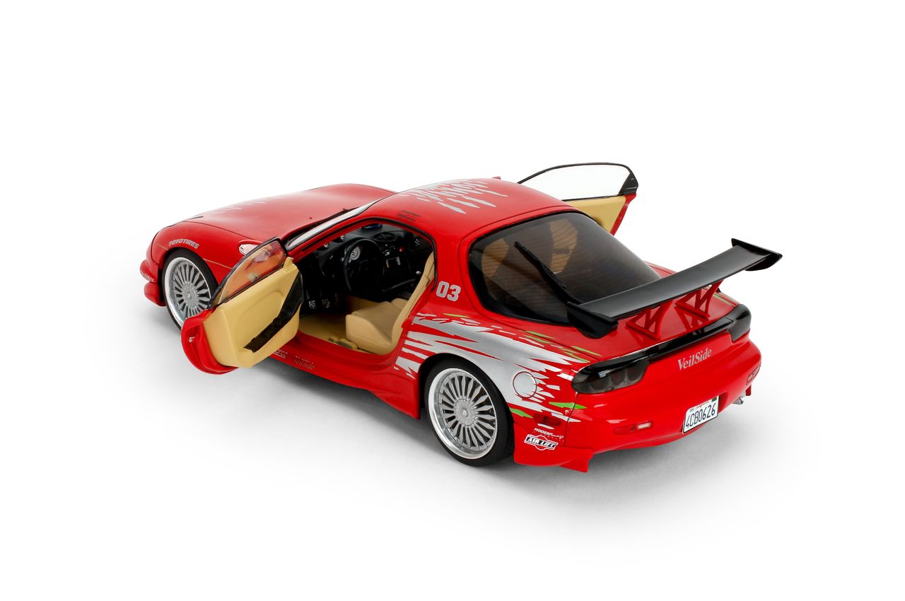 Jada Diecast - 1:18 Dom's Mazda RX7 FD3RS "Fast and Furious" Red - 38137