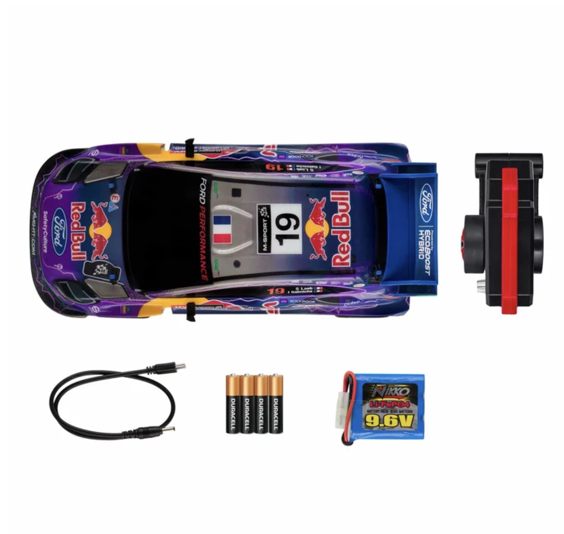 Nikko 1:14 Elite Radio Control - Ford Puma Red Bull Race RC Car – High Speed Remote Control Car 2.4GHz