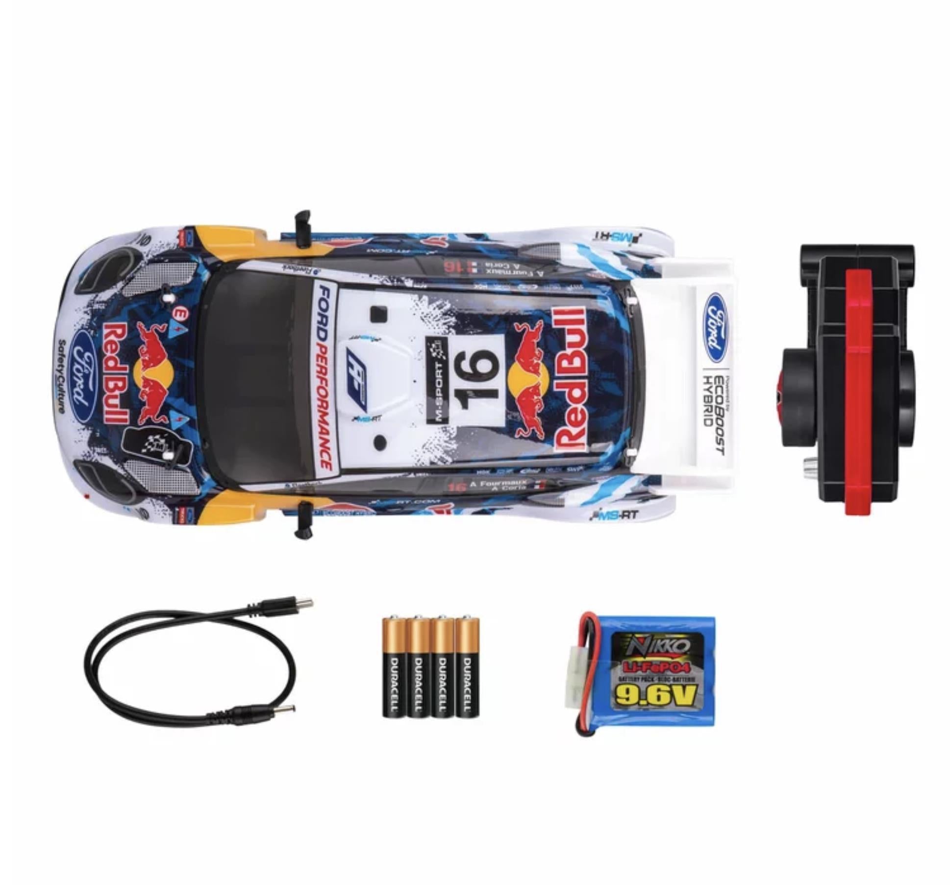 Nikko 1:14 Elite Radio Control - Ford Puma Red Bull Race RC Car – High Speed Remote Control Car 2.4GHz
