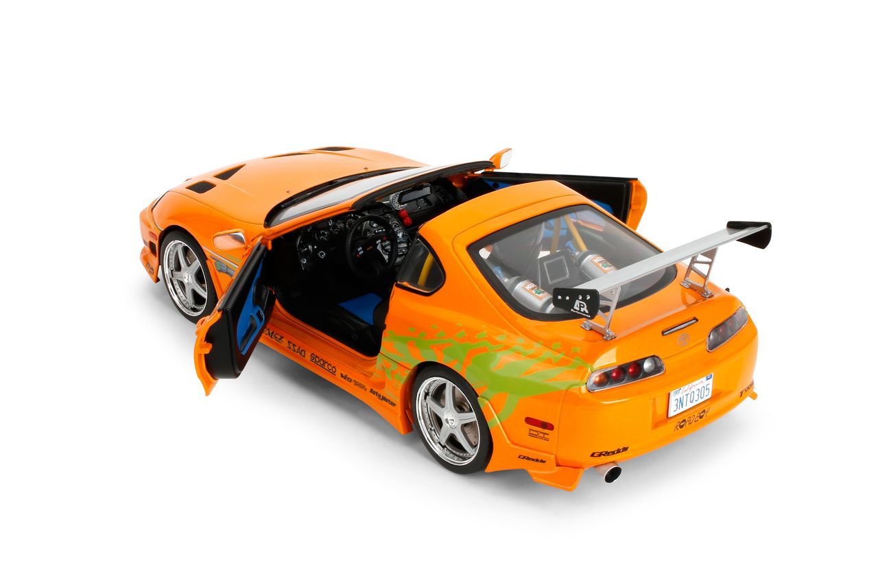 Jada Diecast - 1:18 Brian's Toyota Supra Turbo "Fast & Furious" Orange - 37770