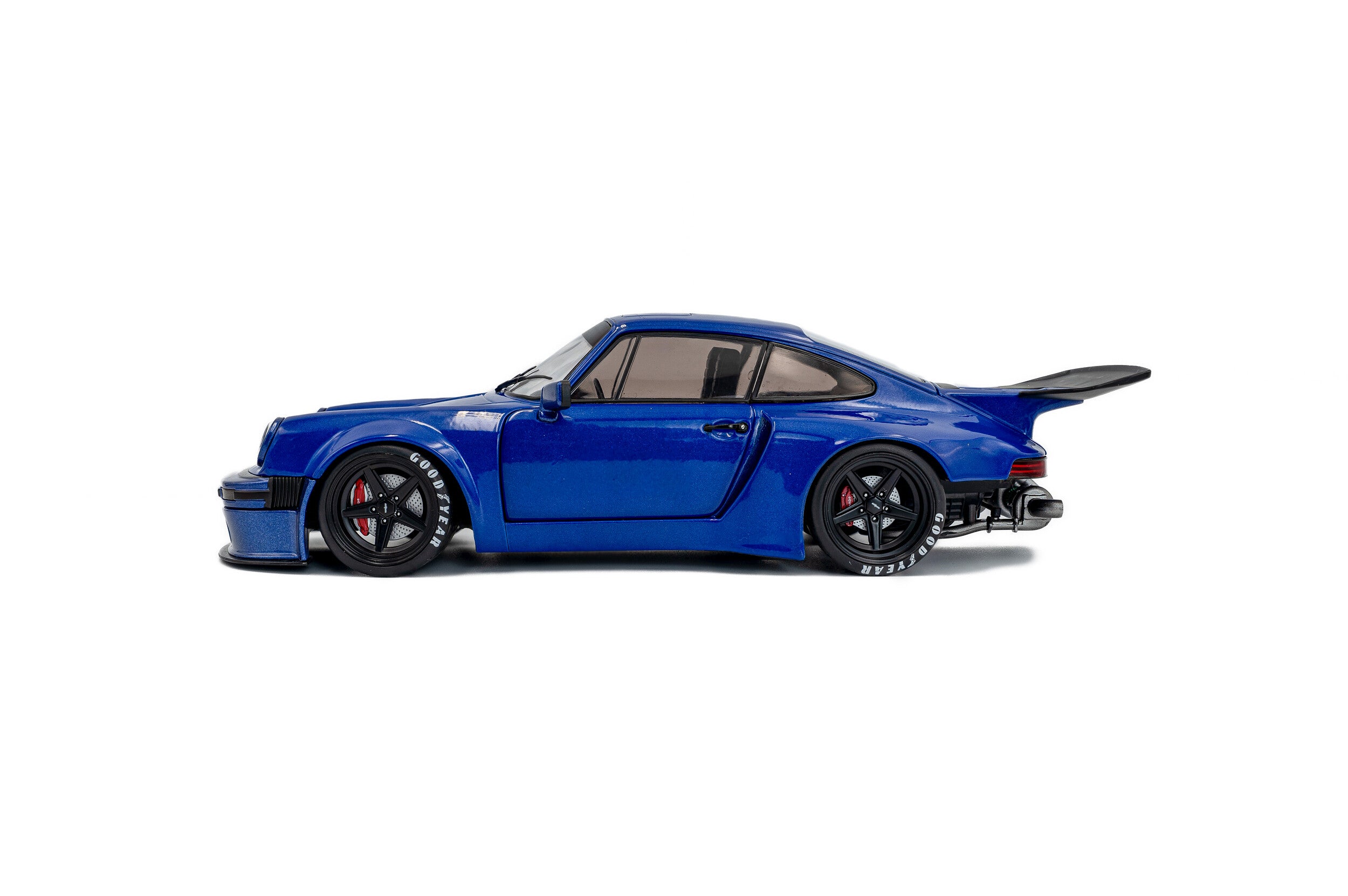 SOLIDO 1:18 Scale Diecast, 2024 Porsche KS-R by KHYZYL SALEEM – Dark Blue Metallic - S1810503