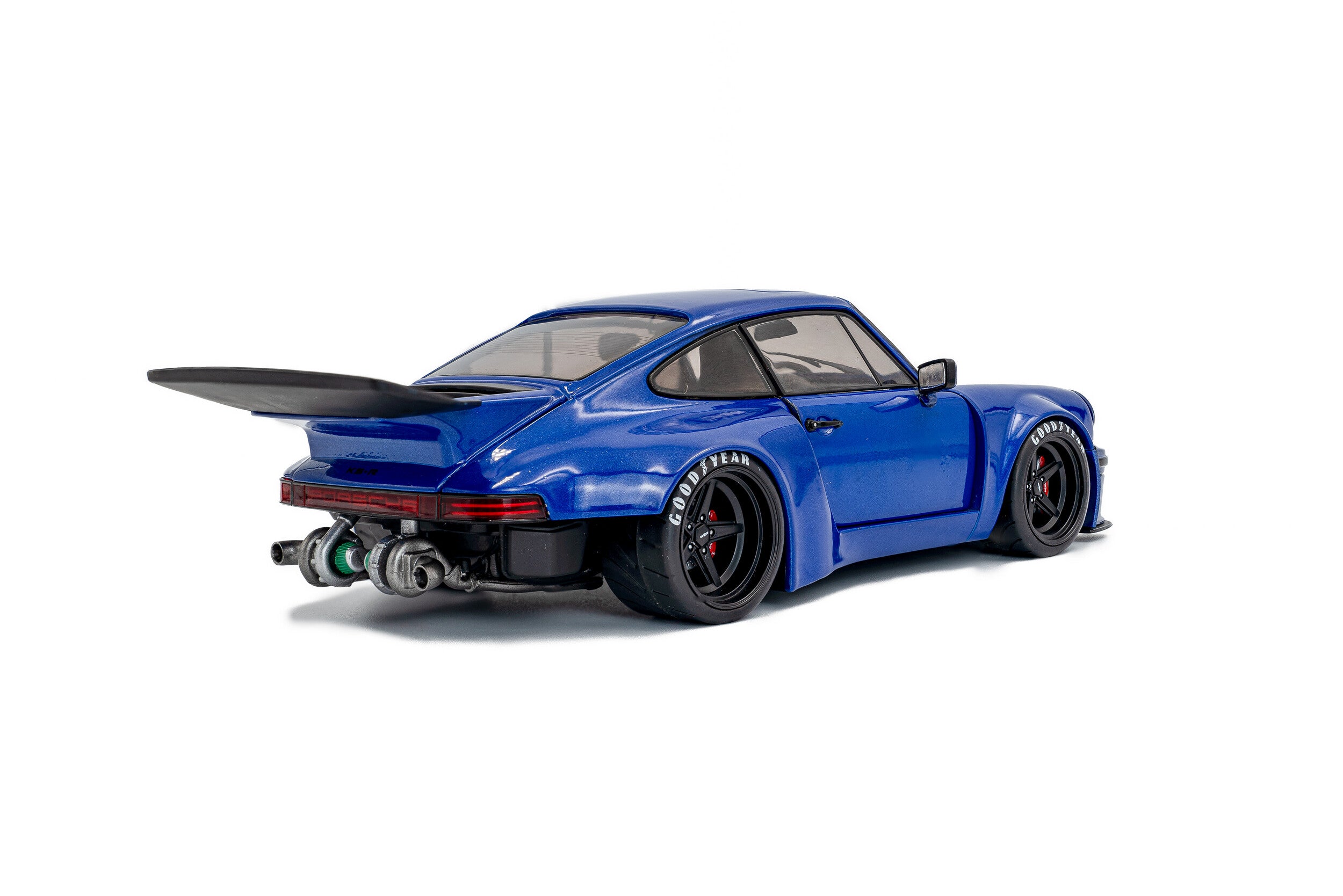 SOLIDO 1:18 Scale Diecast, 2024 Porsche KS-R by KHYZYL SALEEM – Dark Blue Metallic - S1810503