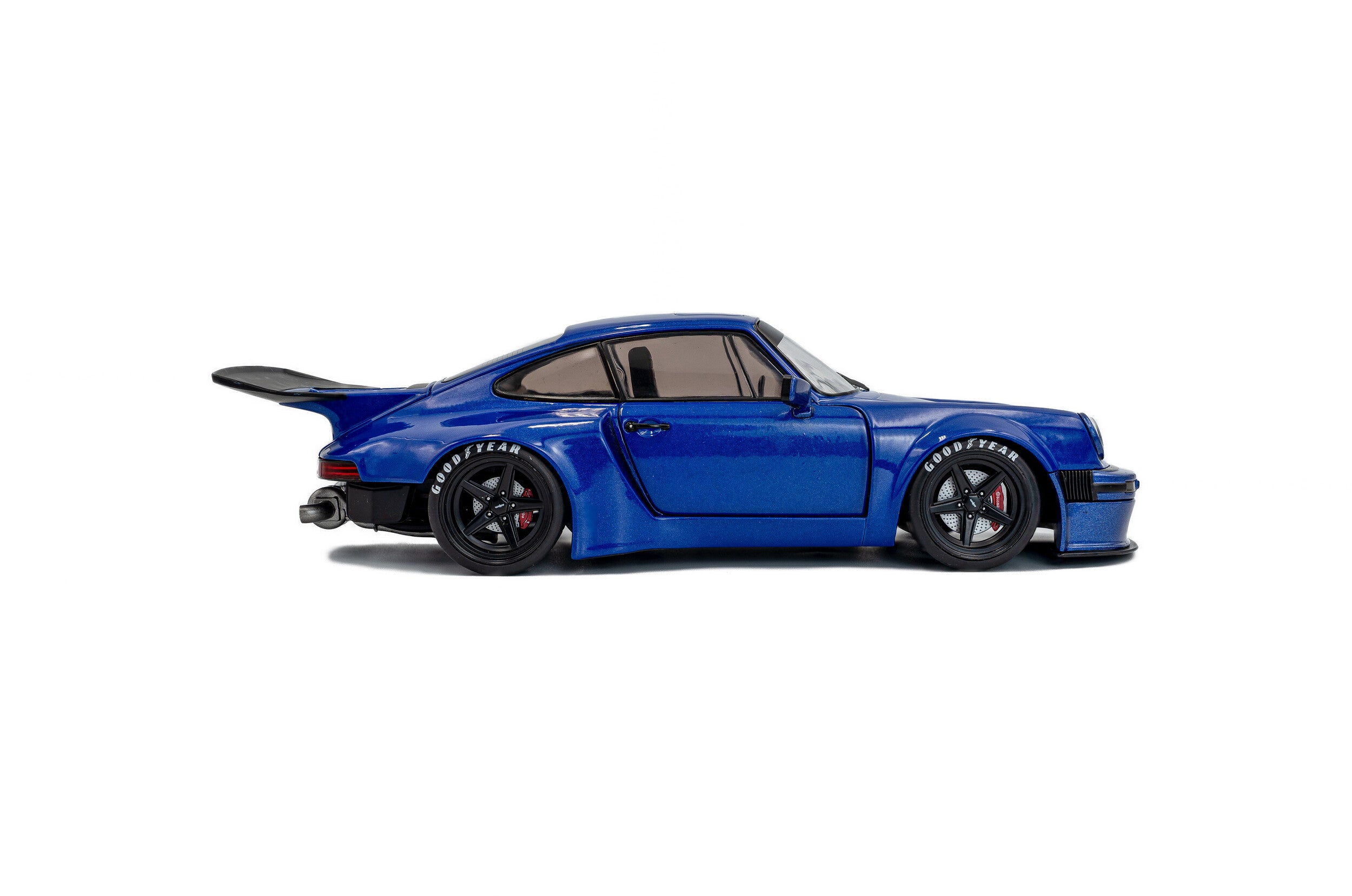 SOLIDO 1:18 Scale Diecast, 2024 Porsche KS-R by KHYZYL SALEEM – Dark Blue Metallic - S1810503