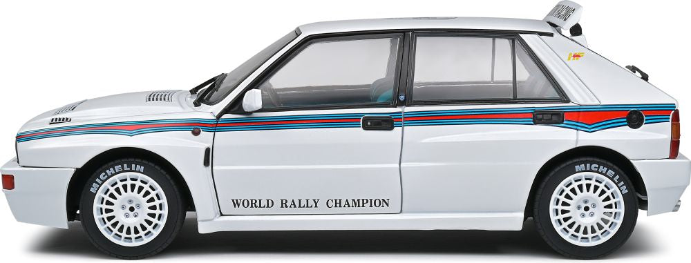 SOLIDO 1:18 Scale Diecast Model Car, Lancia Delta HF Integrale Evo 1 Martini 6