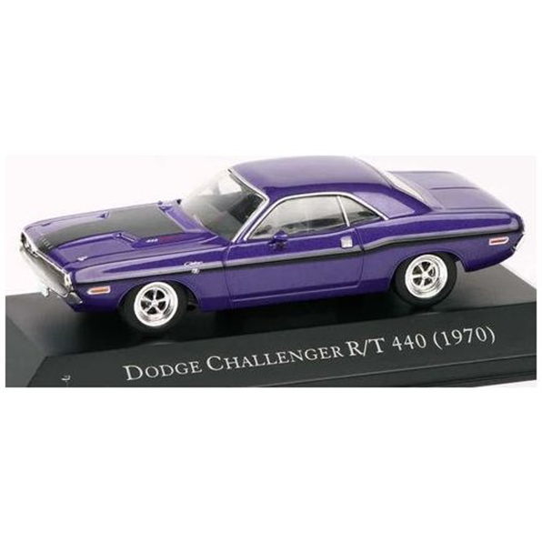MAG 1:43 Scale Diecast Model Car - Dodge Challenger R/T 440 (1970) - Purple - PPG3