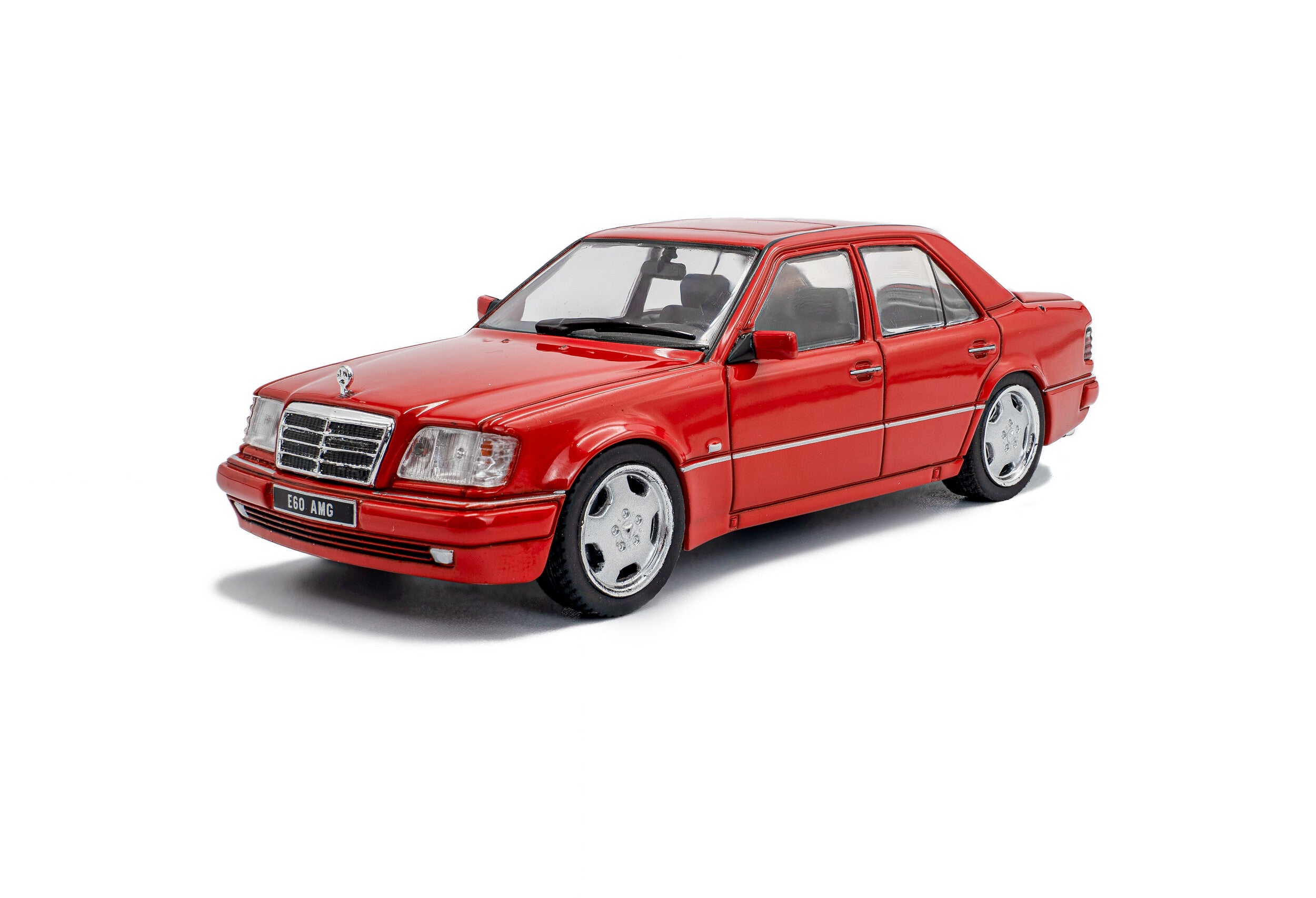 SOLIDO 1:43 Diecast Model, 1994 Mercedes Benz E60 AMG, Signal Red - S4313204