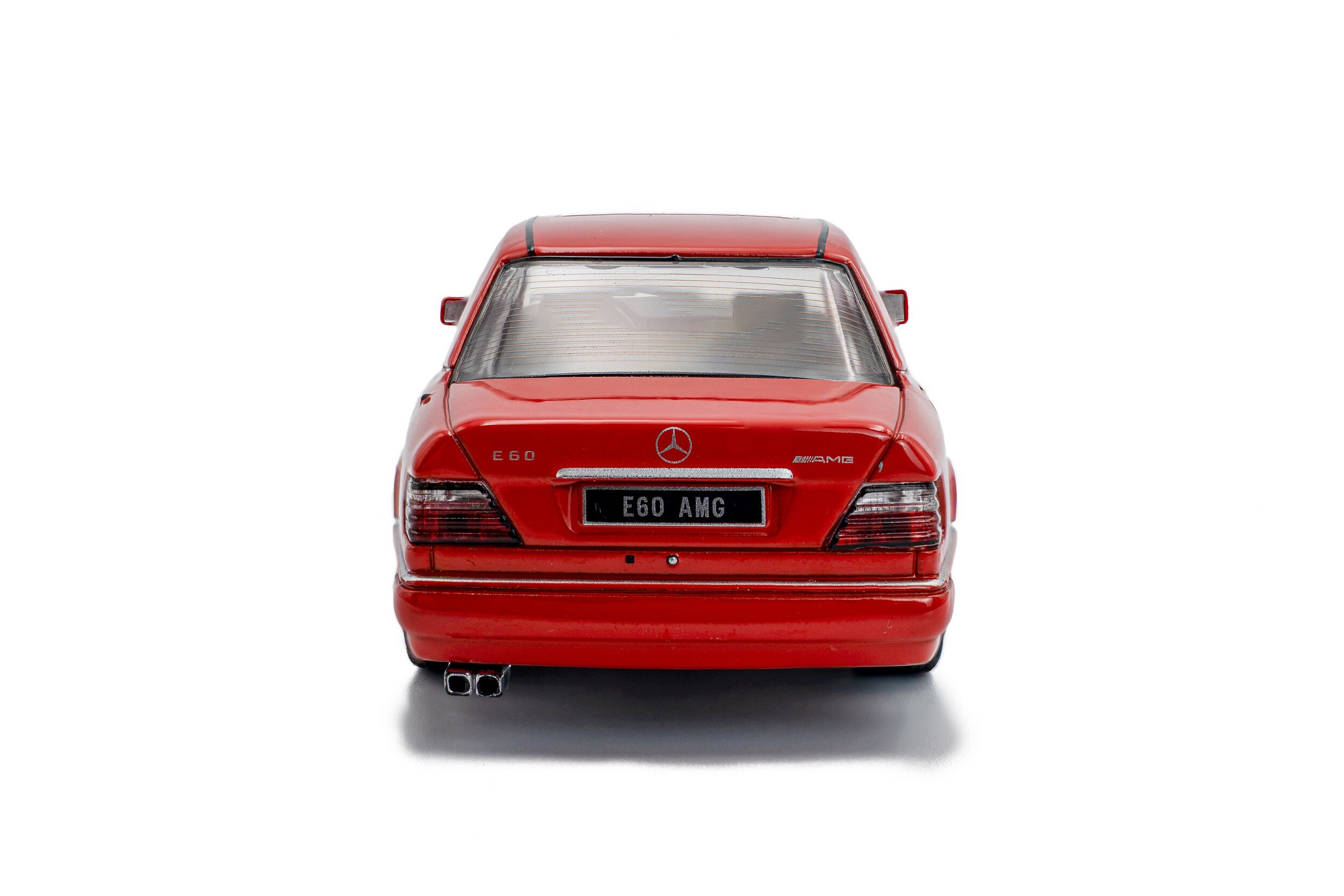 SOLIDO 1:43 Diecast Model, 1994 Mercedes Benz E60 AMG, Signal Red - S4313204