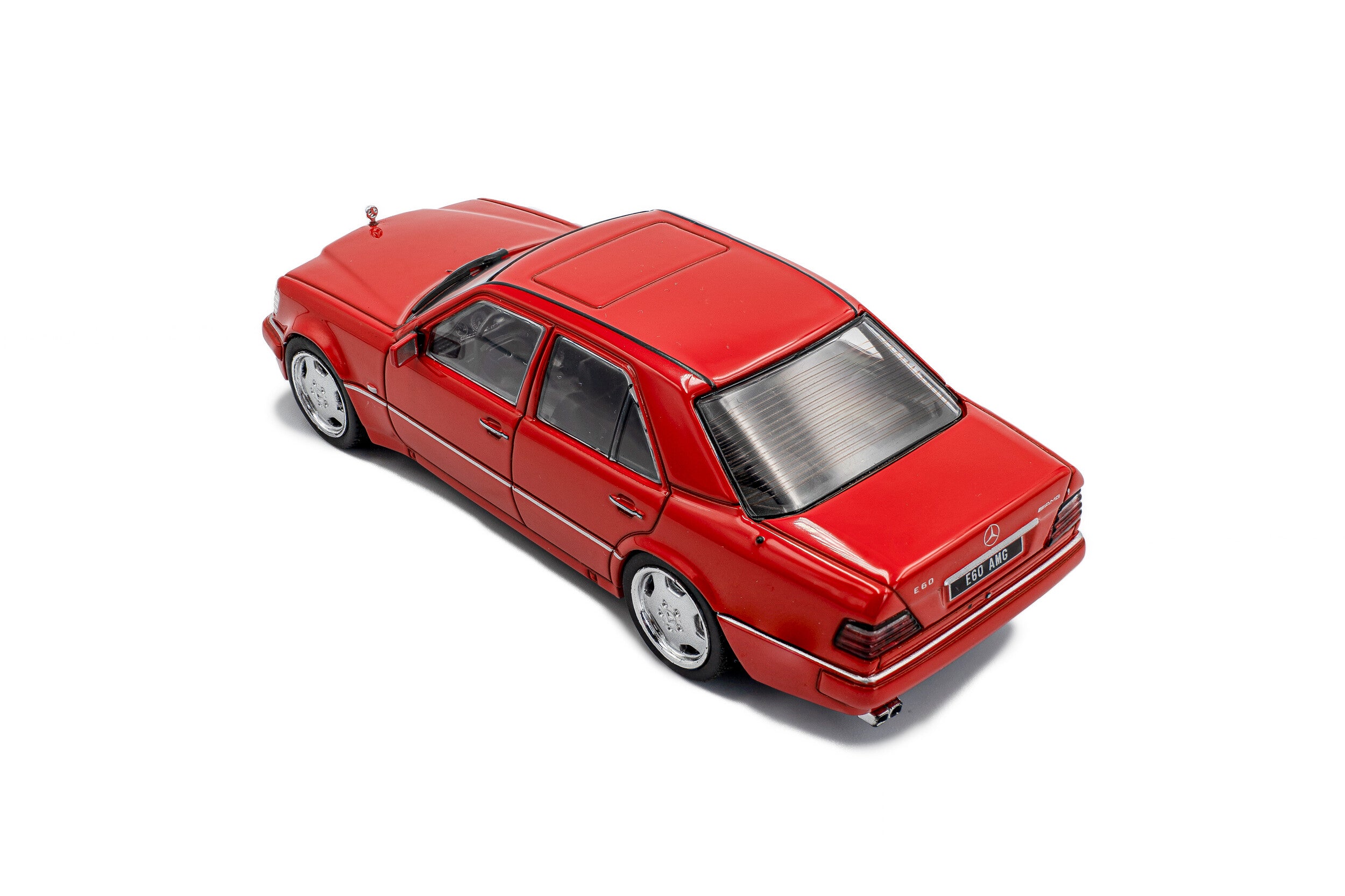 SOLIDO 1:43 Diecast Model, 1994 Mercedes Benz E60 AMG, Signal Red - S4313204