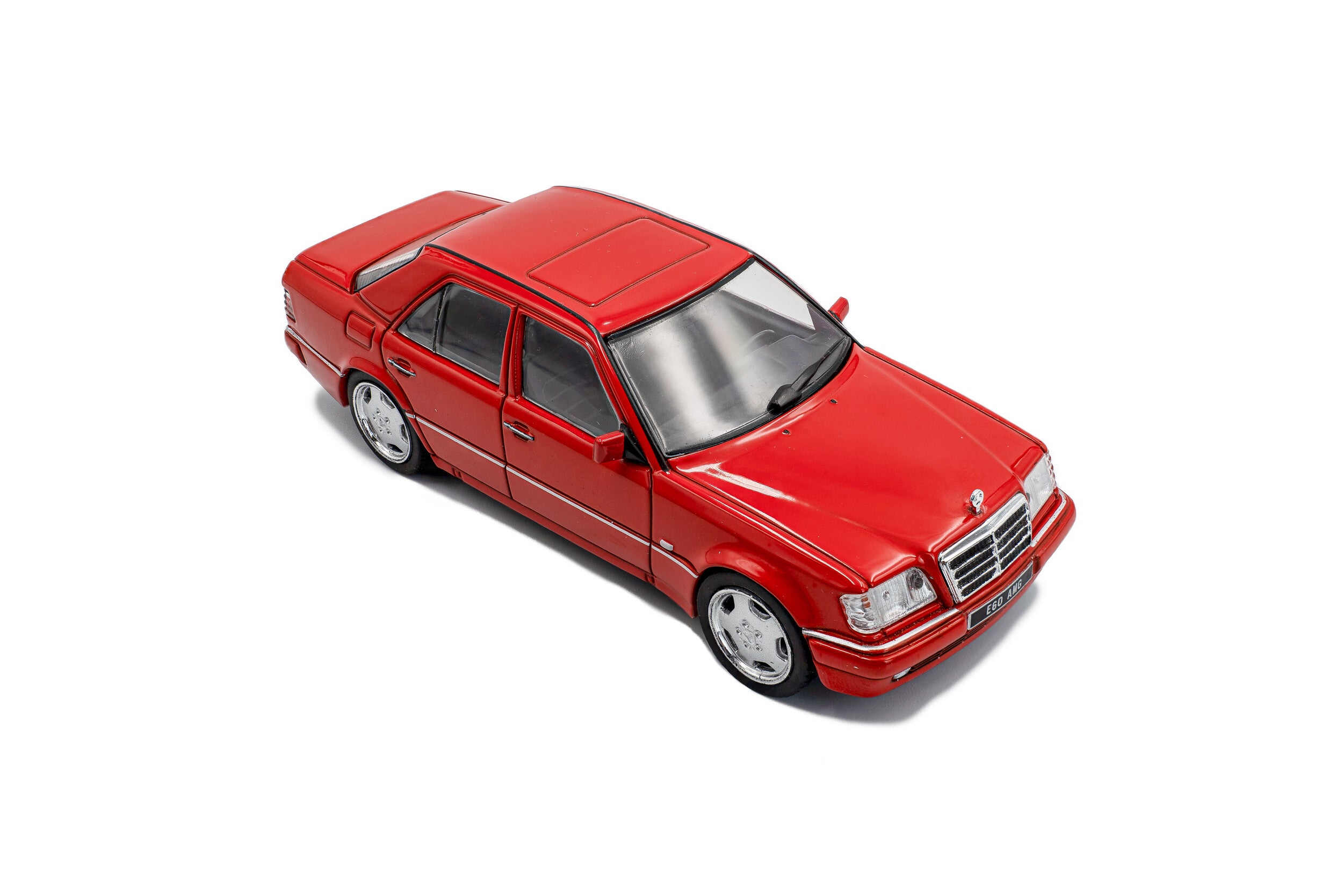 SOLIDO 1:43 Diecast Model, 1994 Mercedes Benz E60 AMG, Signal Red - S4313204
