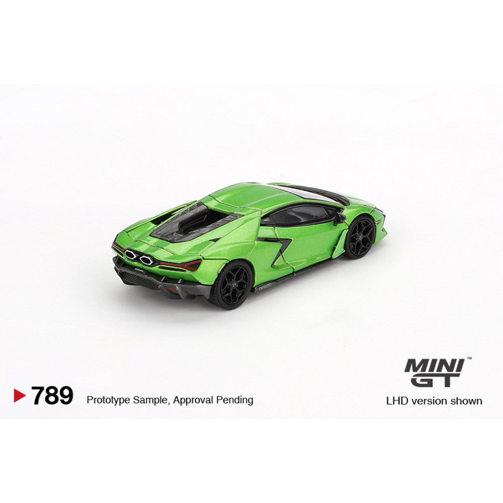 Mini GT 1:64 Diecast - Lamborghini Revuelto Verde Selvans RHD, Green - MGT00789-R
