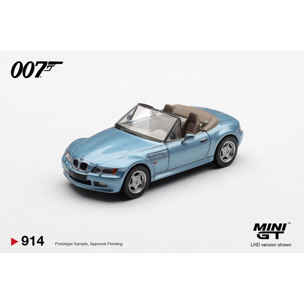 Mini GT 1:64 BMW Z3 James Bond 007 Goldeneye, English LHD - BLISTER PACKAGING - MGT00914-007E
