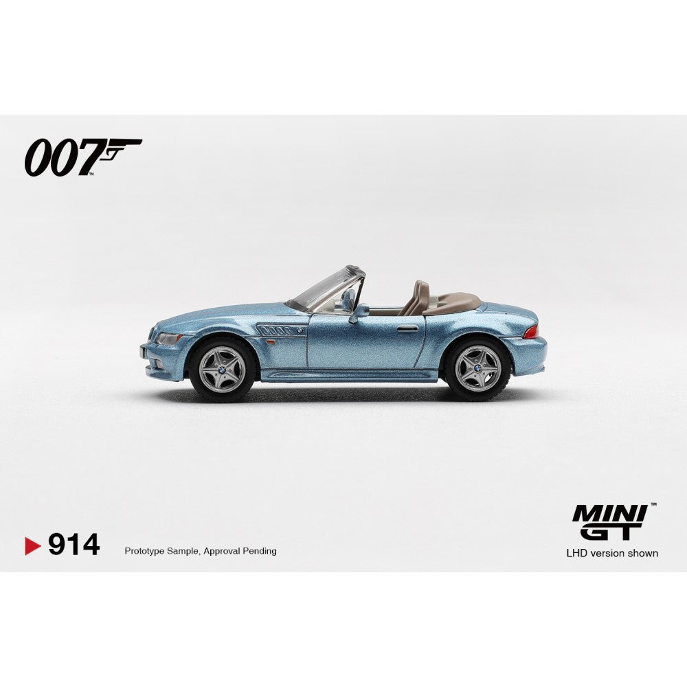 Mini GT 1:64 BMW Z3 James Bond 007 Goldeneye, English LHD - BLISTER PACKAGING - MGT00914-007E