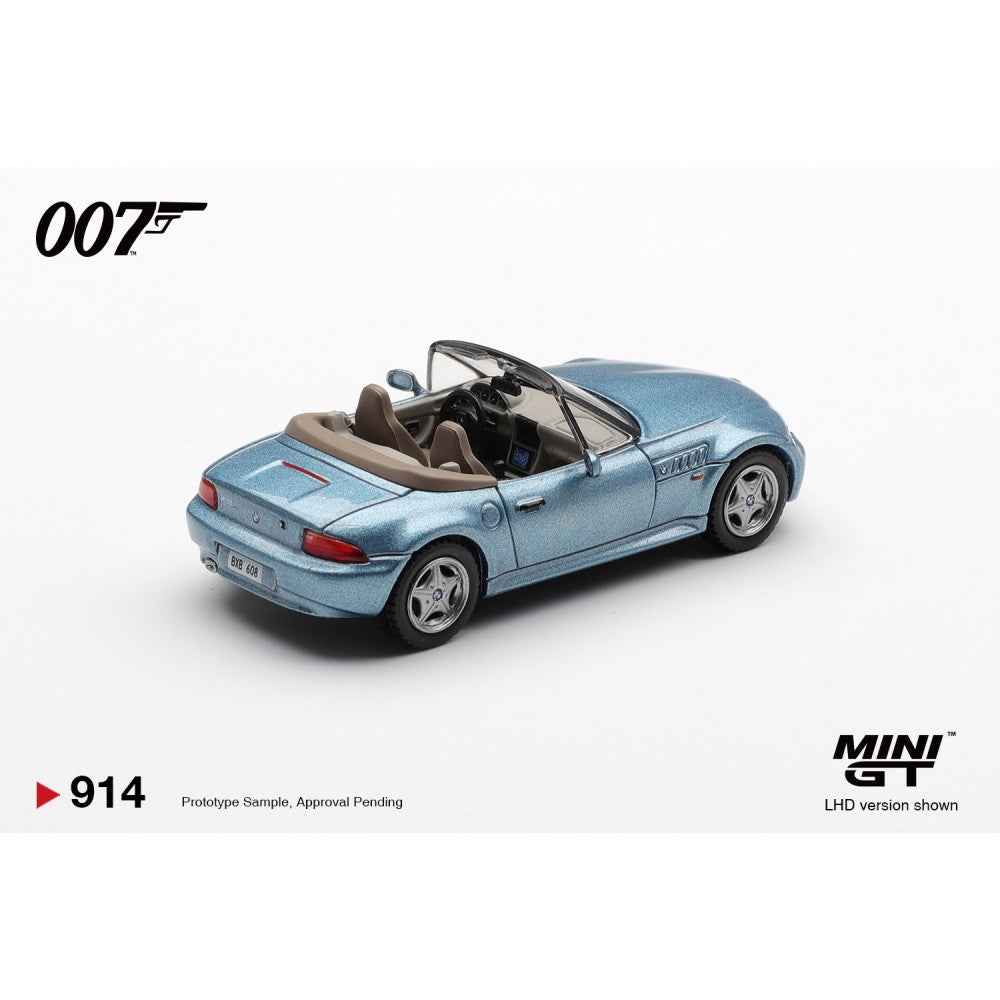 Mini GT 1:64 BMW Z3 James Bond 007 Goldeneye, English LHD - BLISTER PACKAGING - MGT00914-007E
