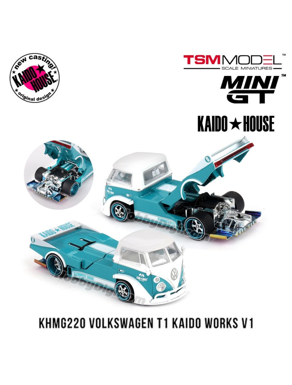 Mini GT 1:64 Kaido House - VOLKSWAGEN VW T1 KAIDO WORKS V1 - KHMG220