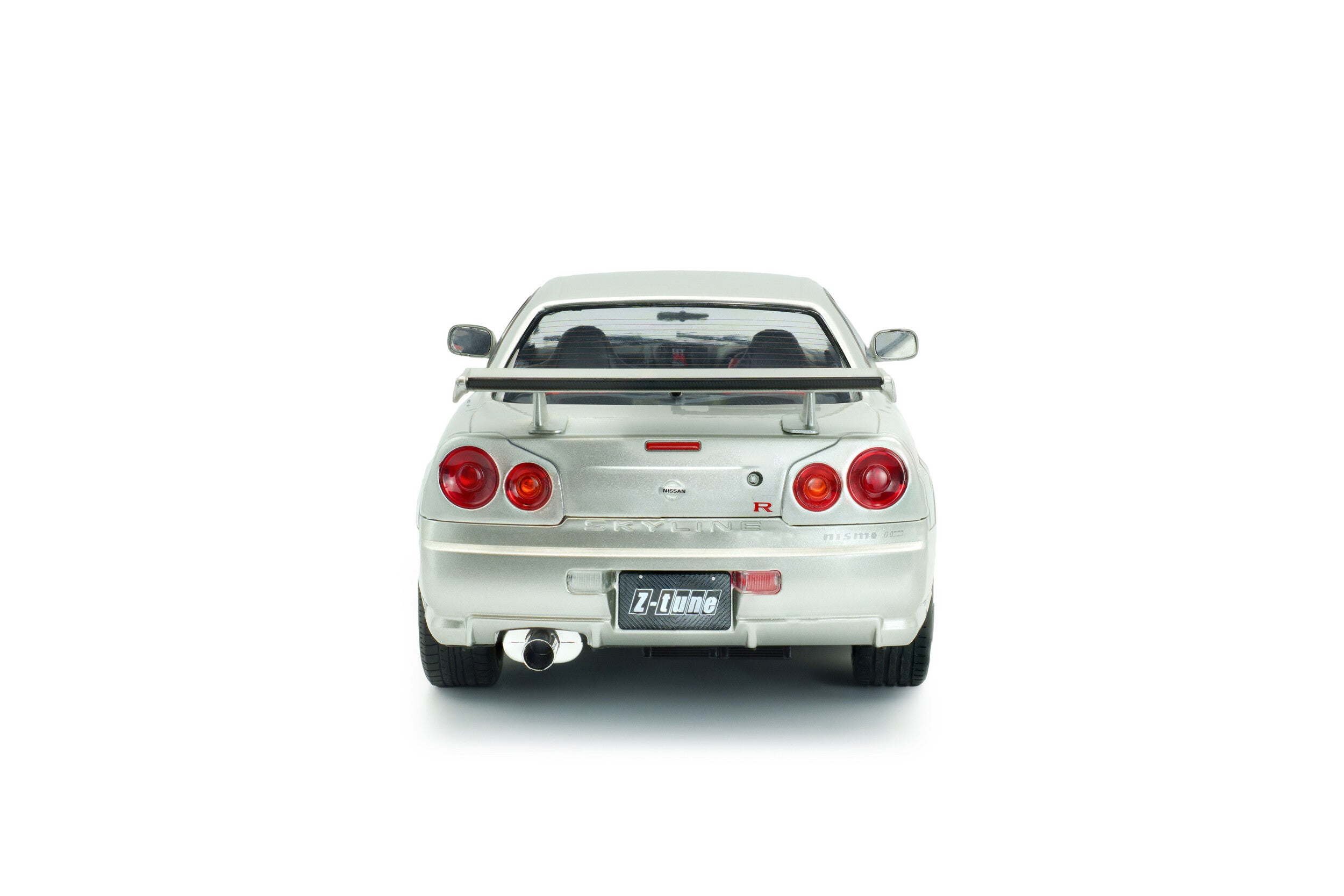 SOLIDO 1:18 Scale Diecast, 1999 Nissan Skyline (R34) GT-R Z Tune, Silver - S1804312