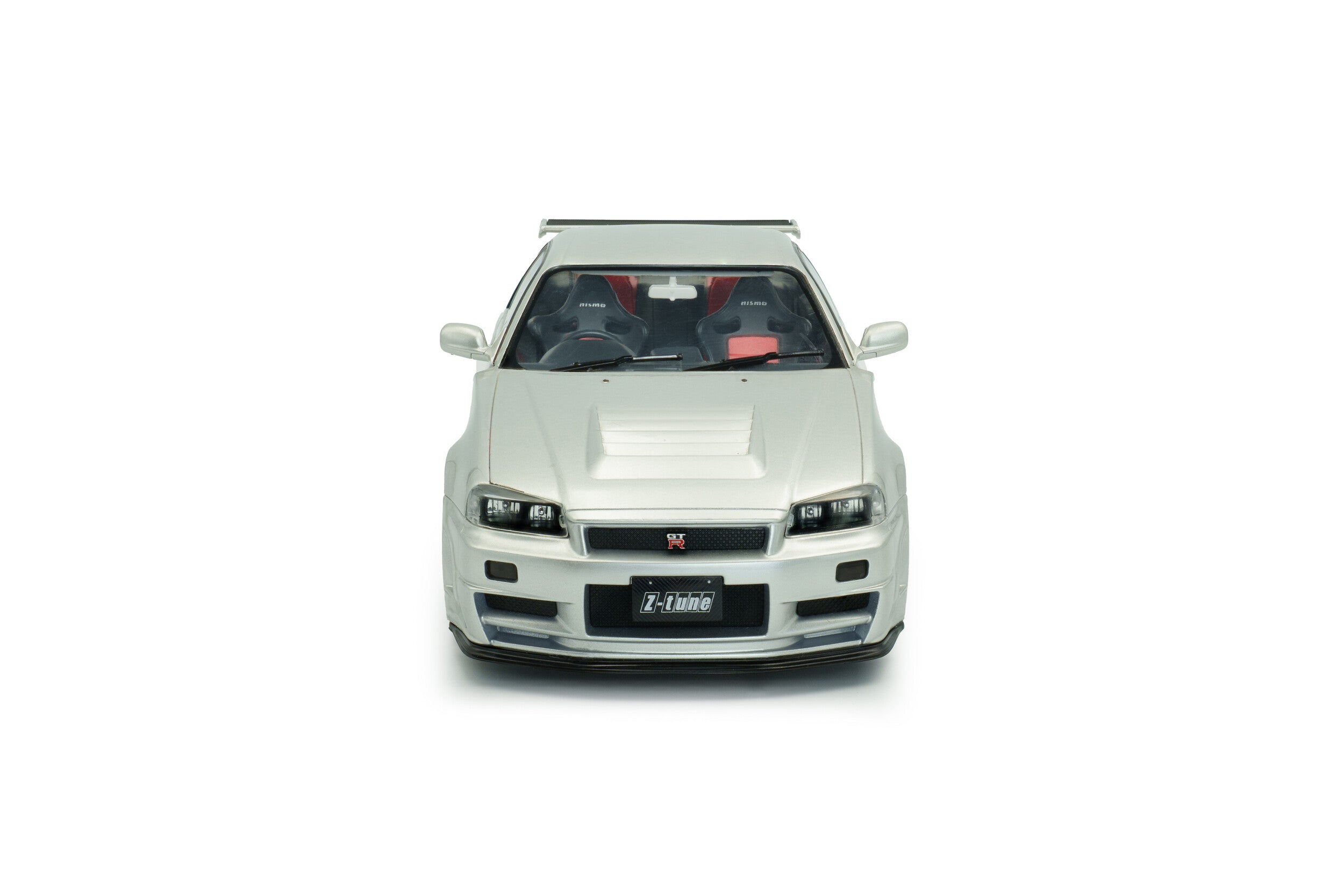 SOLIDO 1:18 Scale Diecast, 1999 Nissan Skyline (R34) GT-R Z Tune, Silver - S1804312