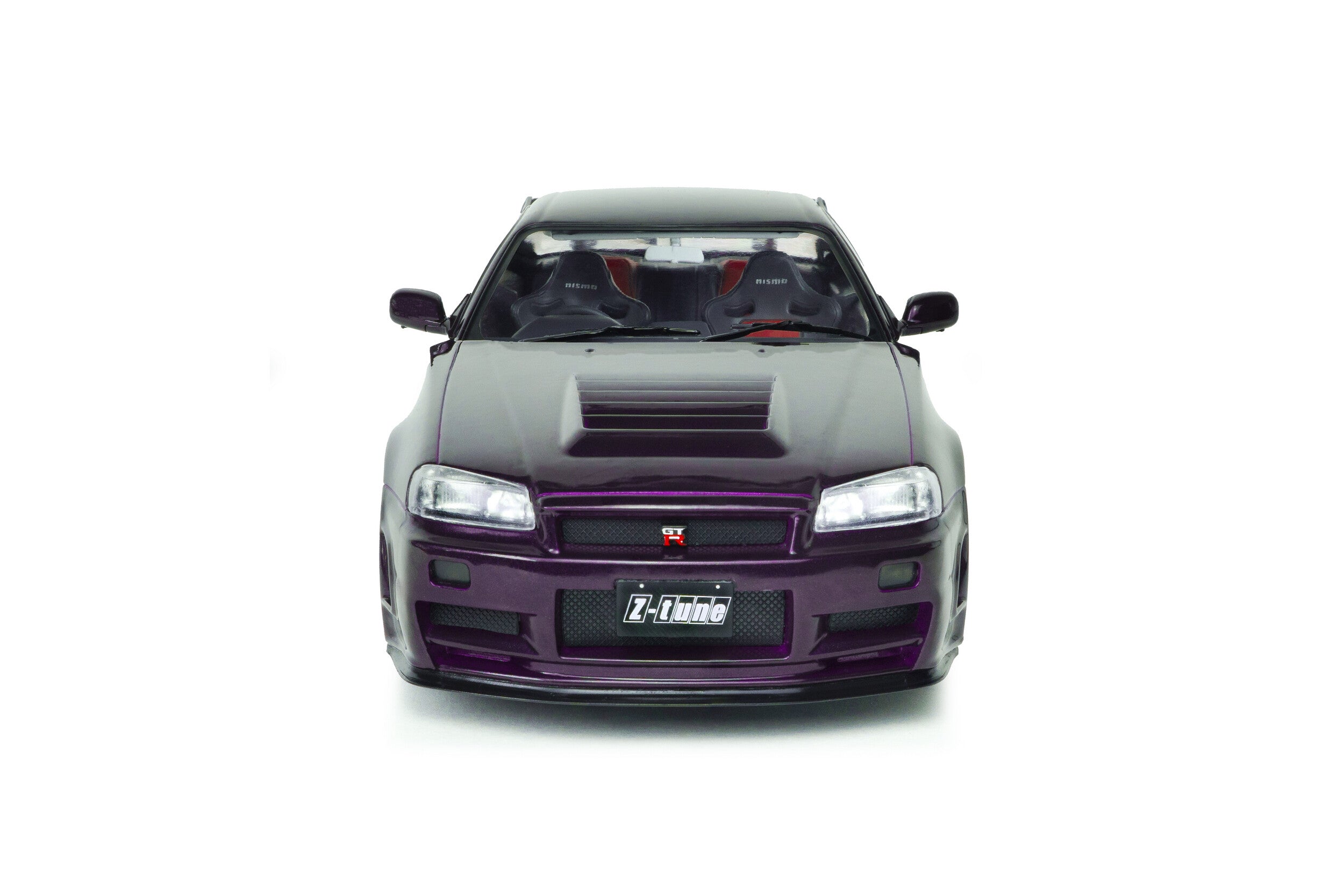 SOLIDO 1:18 Scale Diecast, 1999 Nissan Skyline (R34) GT-R Z Tune, Midnight Purple - S1804311