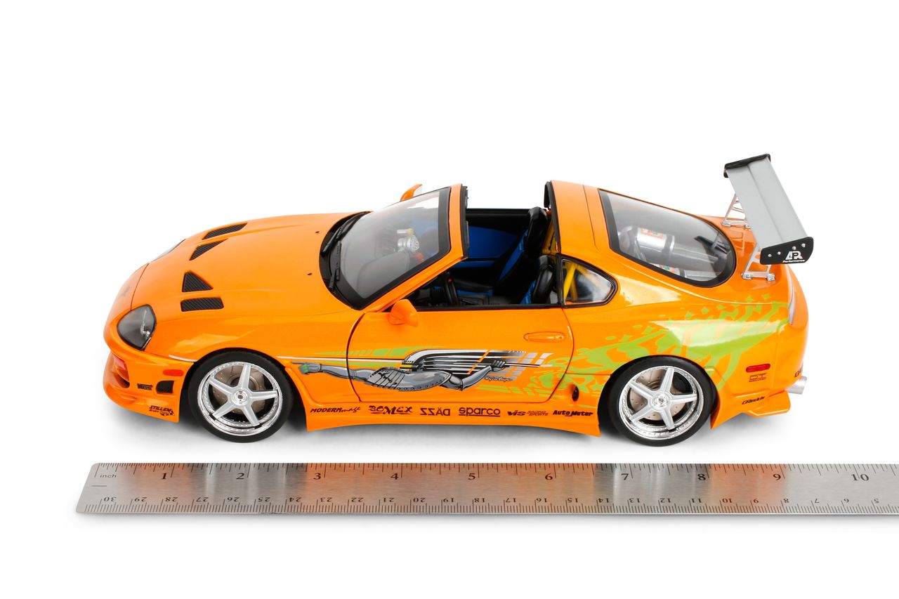 Jada Diecast - 1:18 Brian's Toyota Supra Turbo "Fast & Furious" Orange - 37770