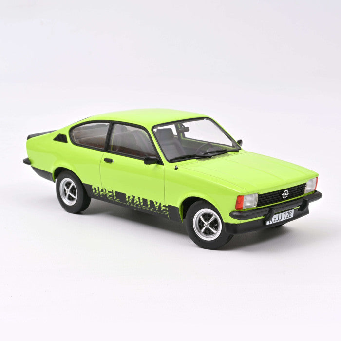 Norev 1:18 Scale Diecast Model Car - 1978 Opel Kadett C Coupe Rallye in Green