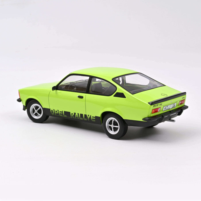 Norev 1:18 Scale Diecast Model Car - 1978 Opel Kadett C Coupe Rallye in Green