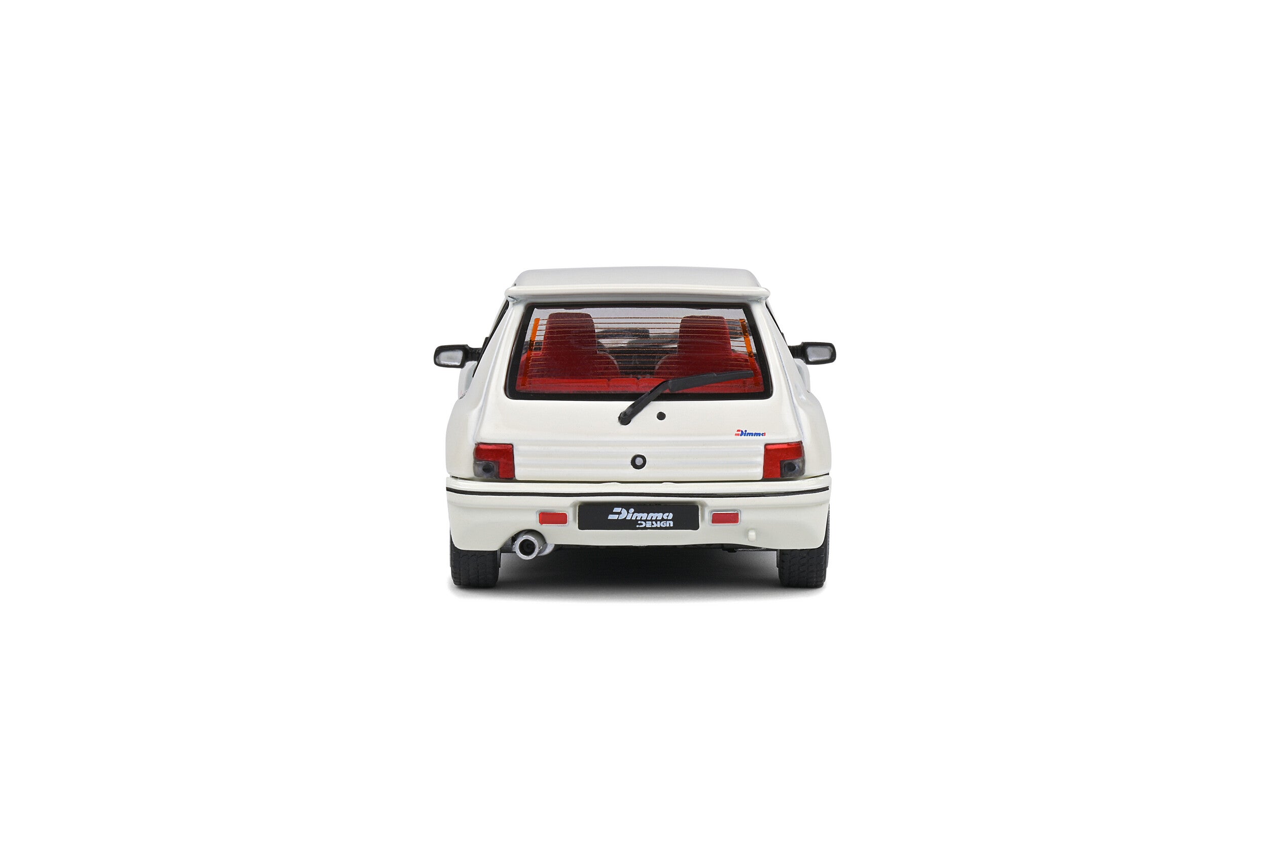 SOLIDO 1:43 Diecast - 1989 Peugeot 205 GTi with Dimma Bodykit, White - S4310801