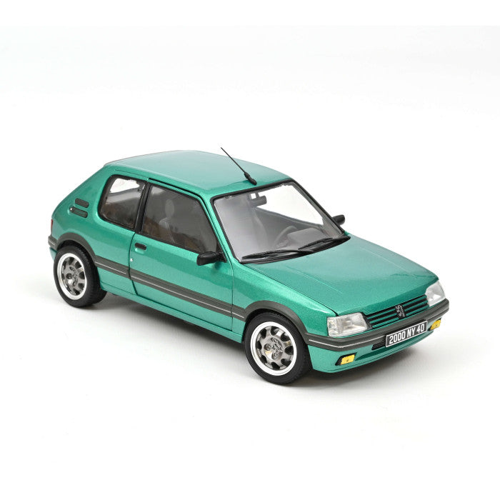 NoRev 1:18 Scale Diecast Model Car, 1988 Peugeot 205 Griffe in Green