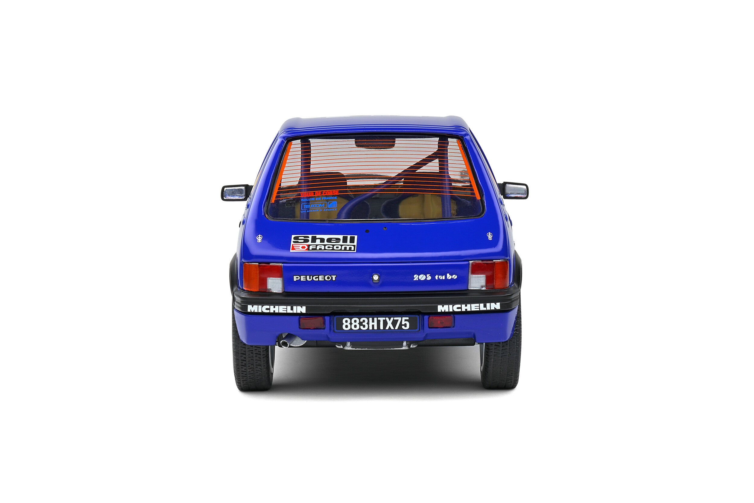 SOLIDO 1:18 Diecast Model - 1801711 Peugeot 205 Rallye Gr.A #24 Tour de Corse 1990