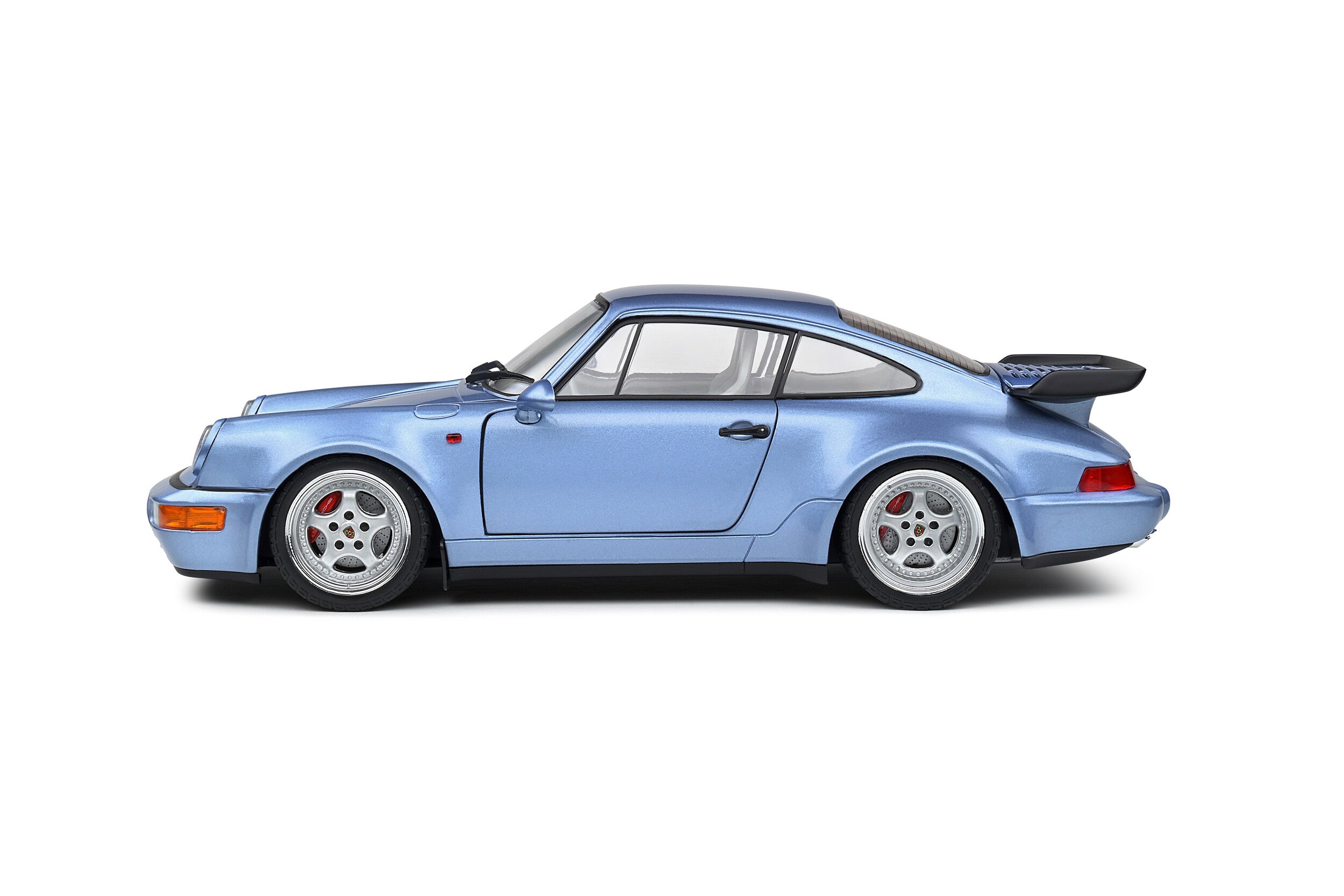 SOLIDO 1:18 Scale Diecast Model, 1990 Porsche 911 (964) Turbo, Blue