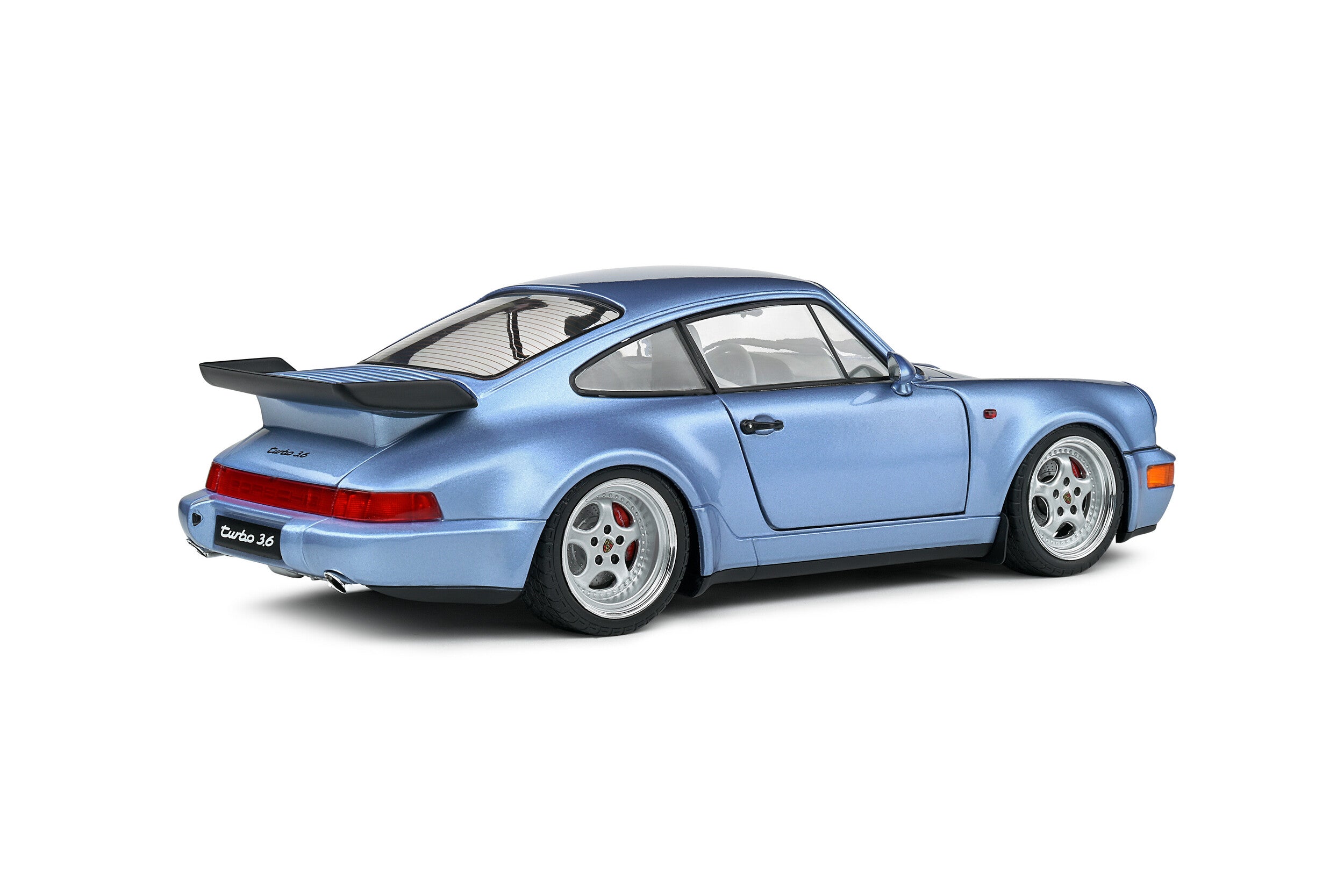 SOLIDO 1:18 Scale Diecast Model, 1990 Porsche 911 (964) Turbo, Blue