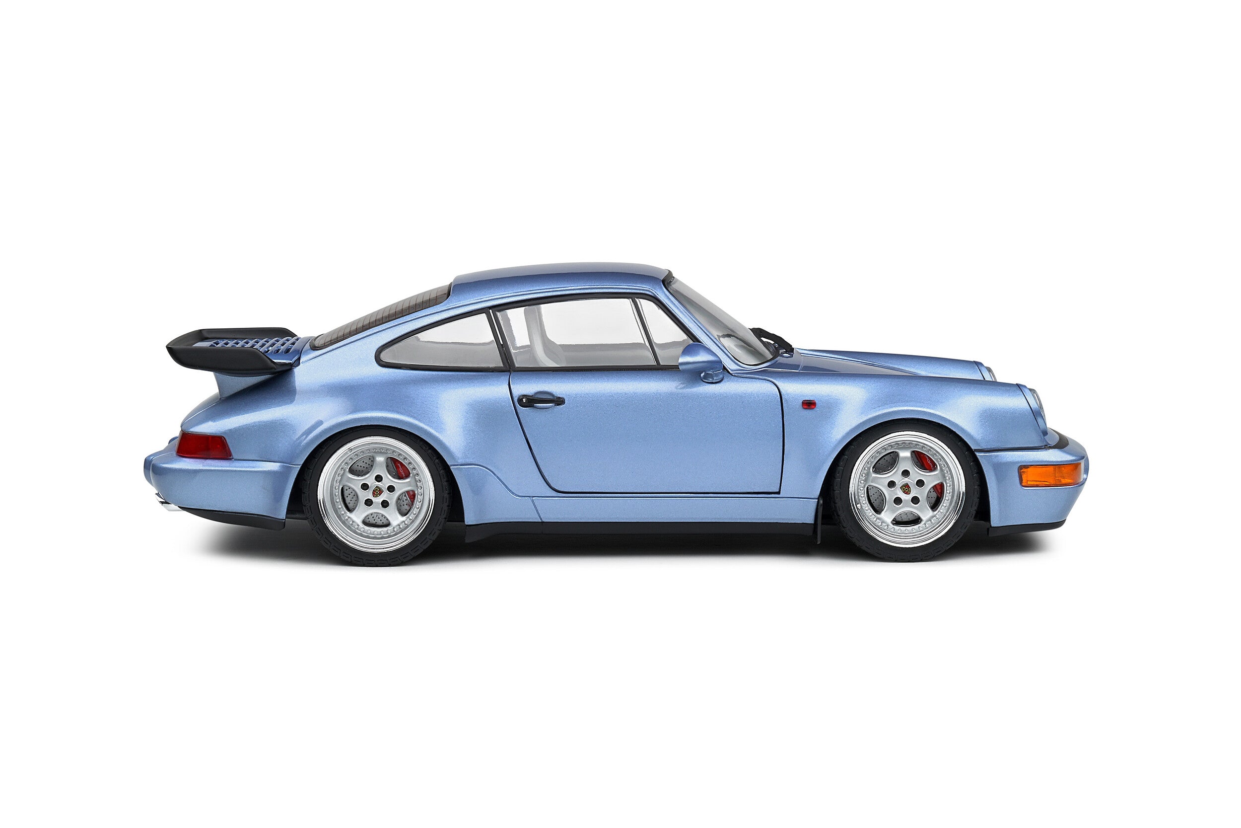 SOLIDO 1:18 Scale Diecast Model, 1990 Porsche 911 (964) Turbo, Blue