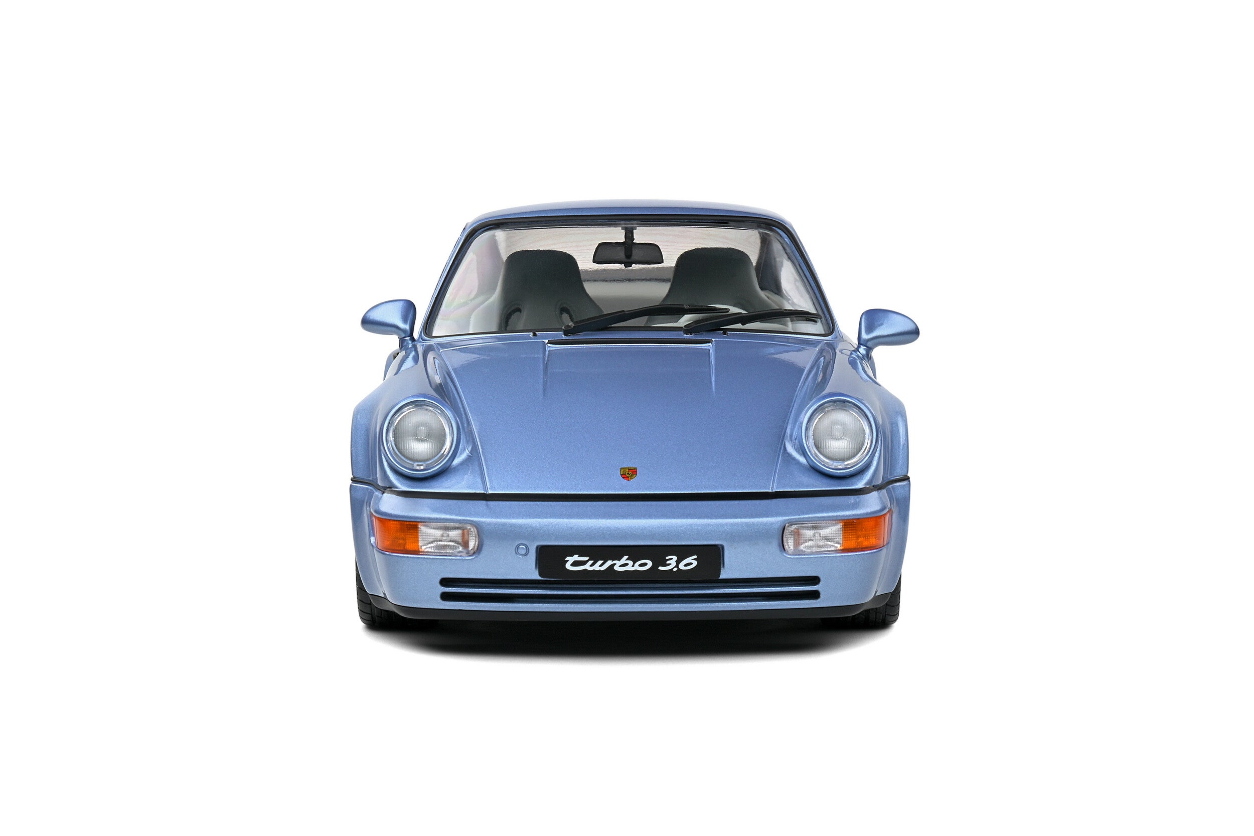 SOLIDO 1:18 Scale Diecast Model, 1990 Porsche 911 (964) Turbo, Blue