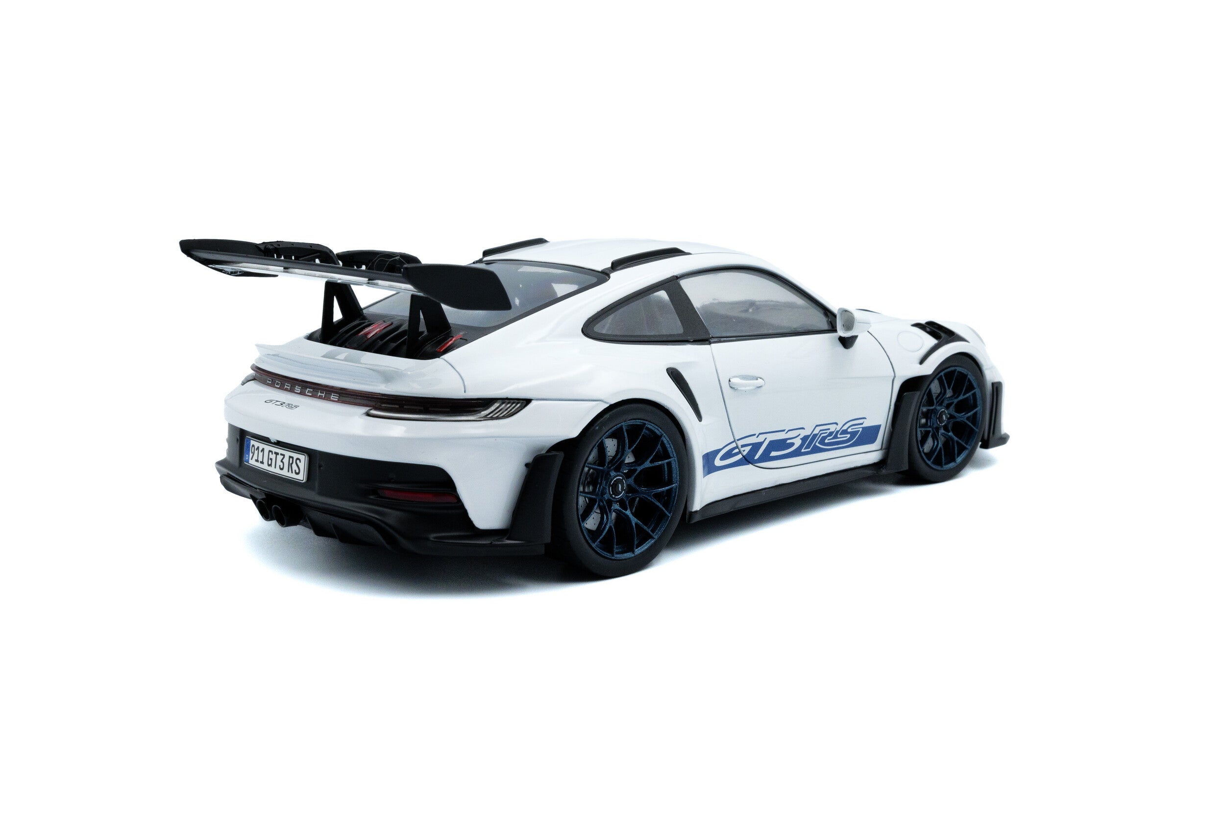 SOLIDO 1:18 Scale Diecast Model, 2024 Porsche 911 992 GT3 RS COUPE - White - S1812102