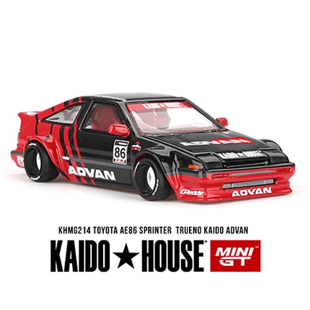 Mini GT 1:64 Kaido House - TOYOTA AE86 SPRINTER TRUENO KAIDO ADVAN - KHMG214