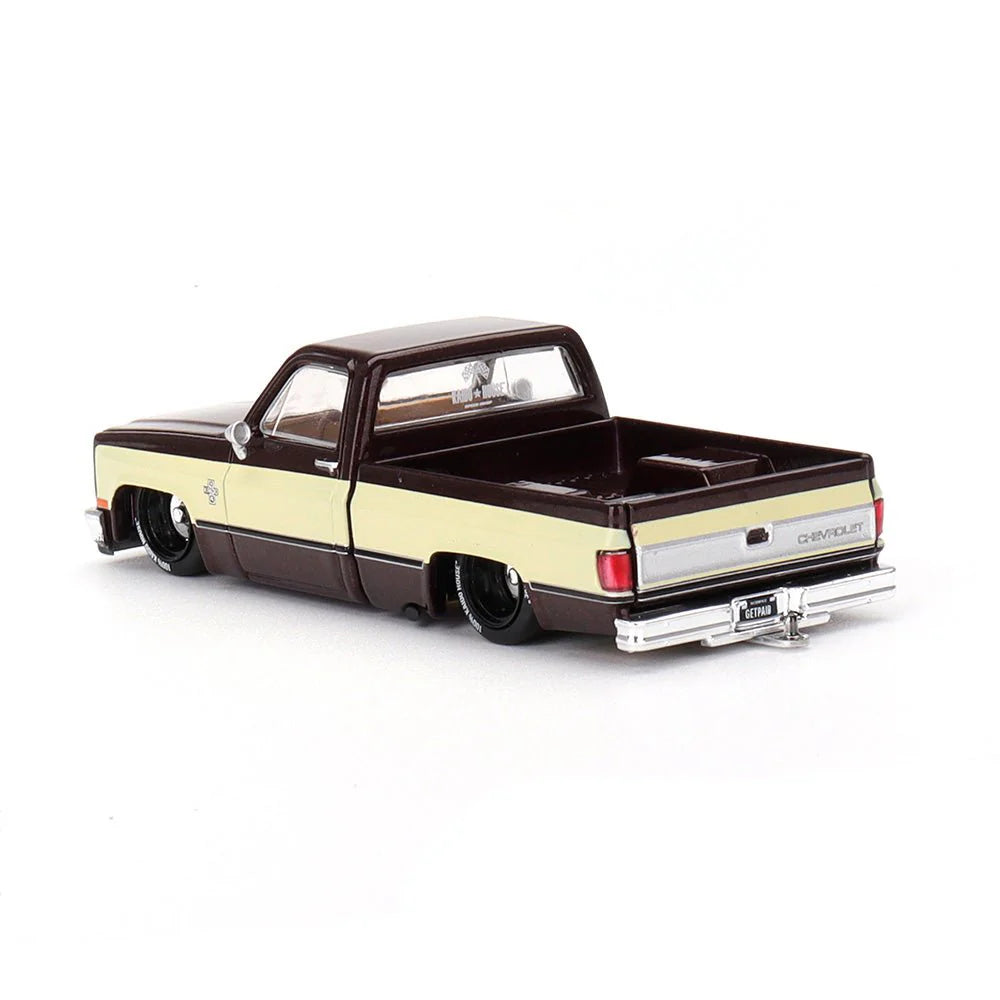 Mini GT 1:64 Kaido House 1980 Chevrolet Silverado Pick Up Vintage Spec V1 - KHMG145
