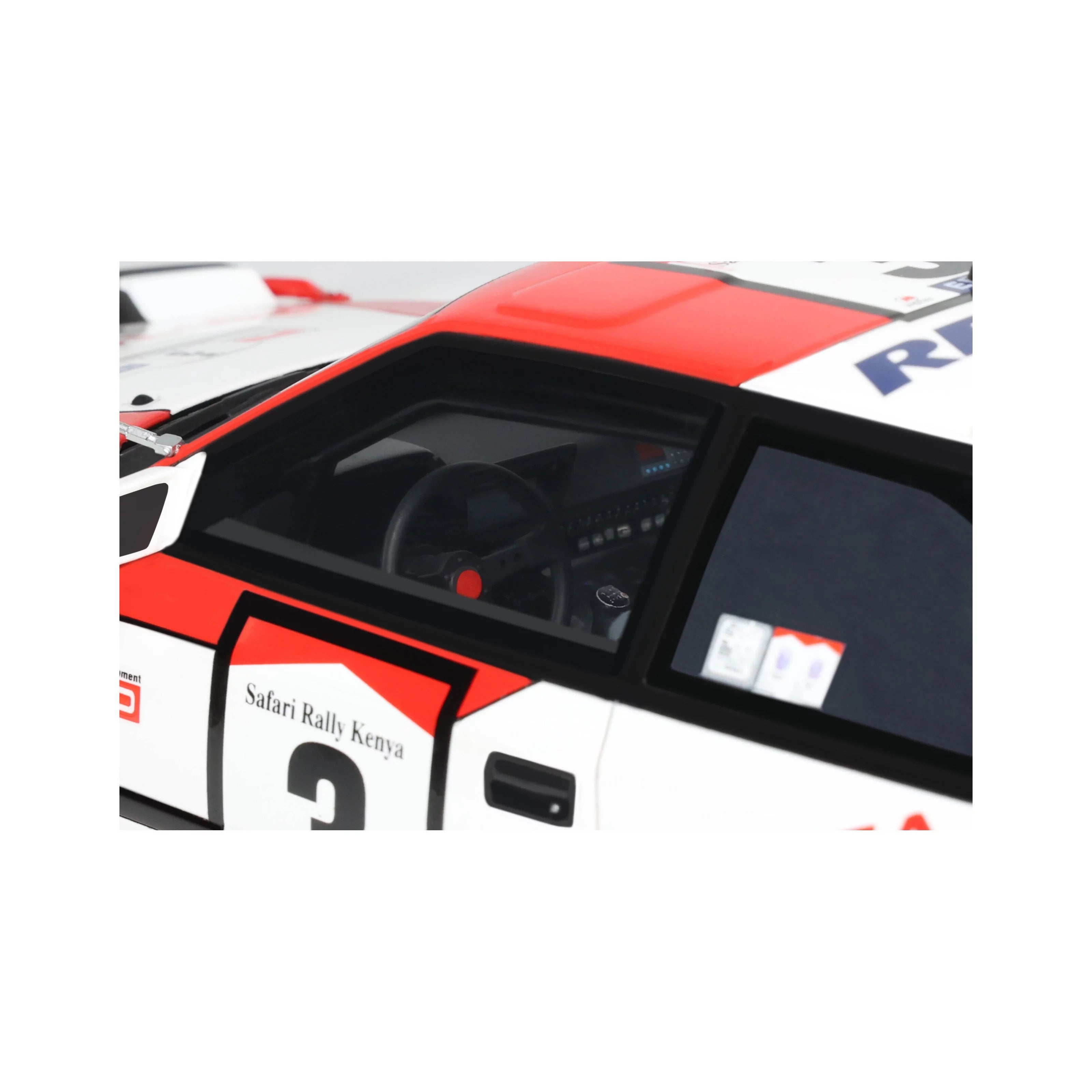 OTTO 1:18 Scale Resin - Rallye Pack Mercedes Benz T1, Trailer and Toyota Celica ST 165 Gr.A RAC Safari 1990 - Red/White - OT480