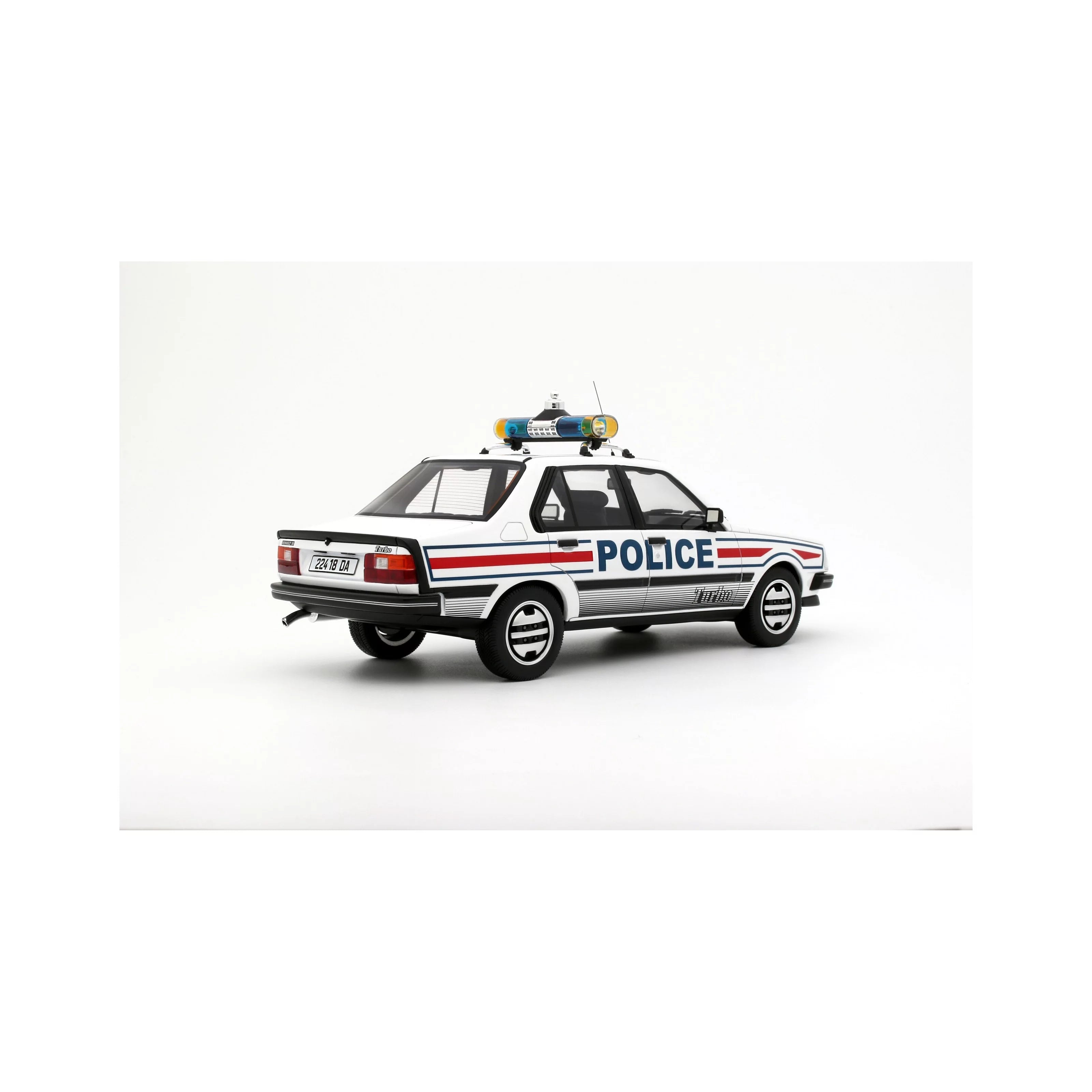 OTTO 1:18 Scale Resin - 1982 RENAULT 18 TURBO POLICE NATIONALE - OT1156