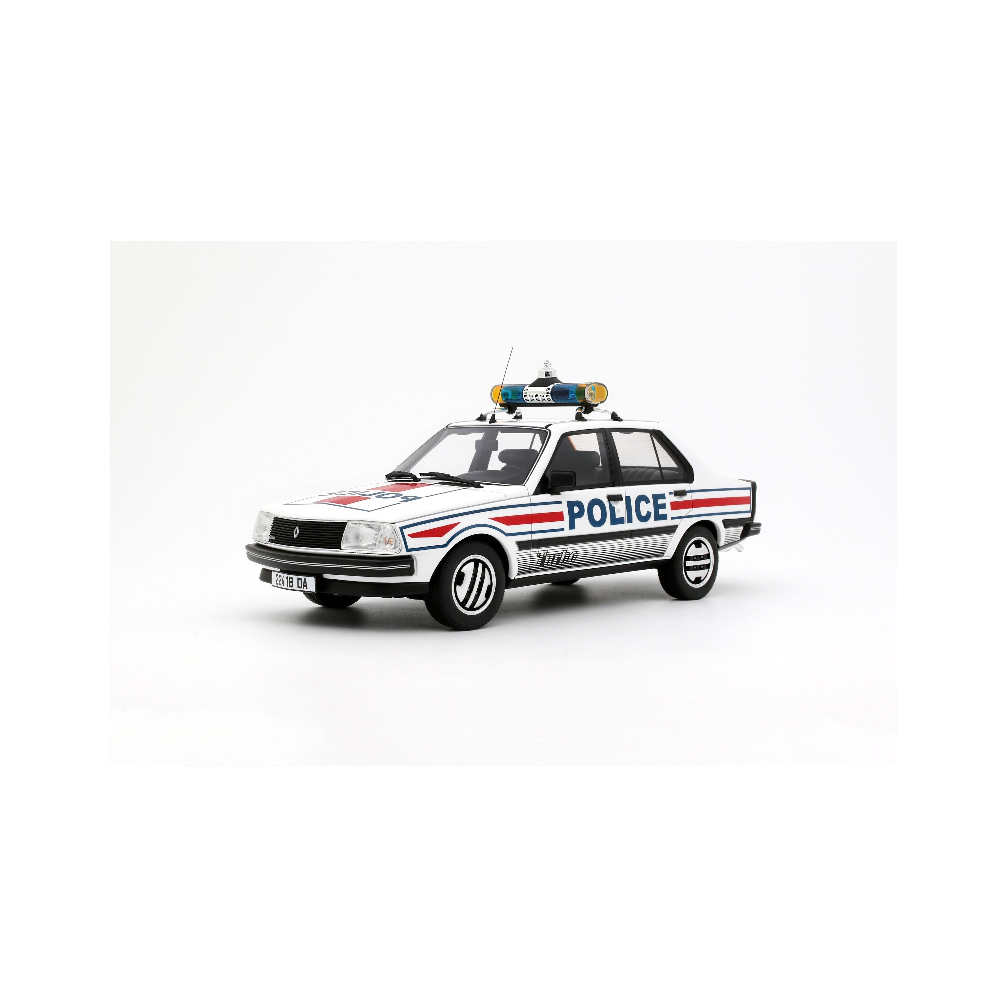 OTTO 1:18 Scale Resin - 1982 RENAULT 18 TURBO POLICE NATIONALE - OT1156